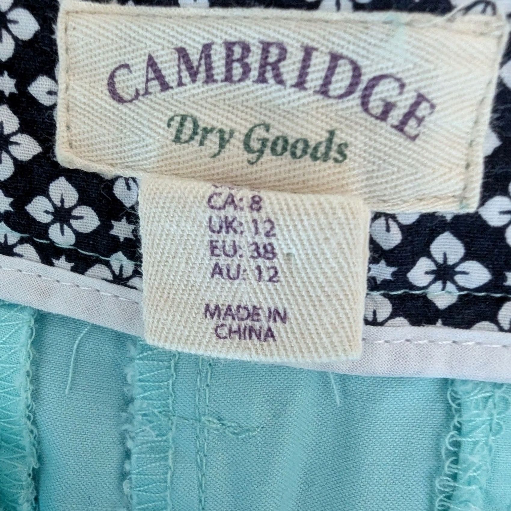 AQUA Pastel Aqua Blue Nautical Ship Wheel Embroidered Shorts Womens 8 Preppy Coastal Size 30" / US 8 / IT 44 - 6 Thumbnail