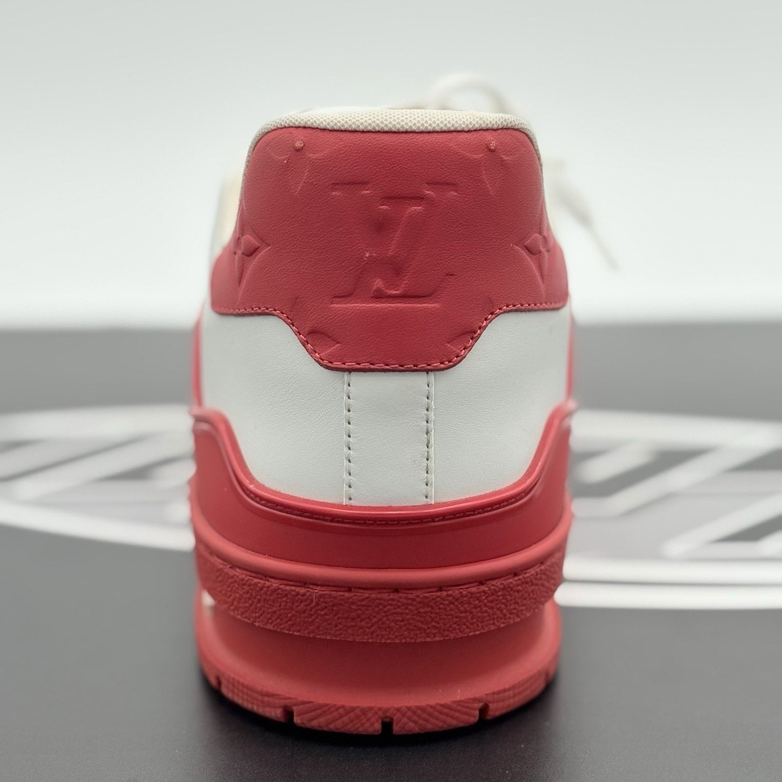 Louis Vuitton Louis Vuitton Trainer ' White Red ' | SUPER CLEAN! Size US 11.5 / EU 44-45 - 9 Thumbnail