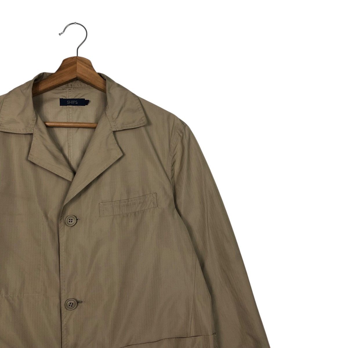 SHIPS 📌Vintage Chore Work Jacket Duck Canvas Ships Issey Miyake Size US L / EU 52-54 / 3 - 7 Thumbnail