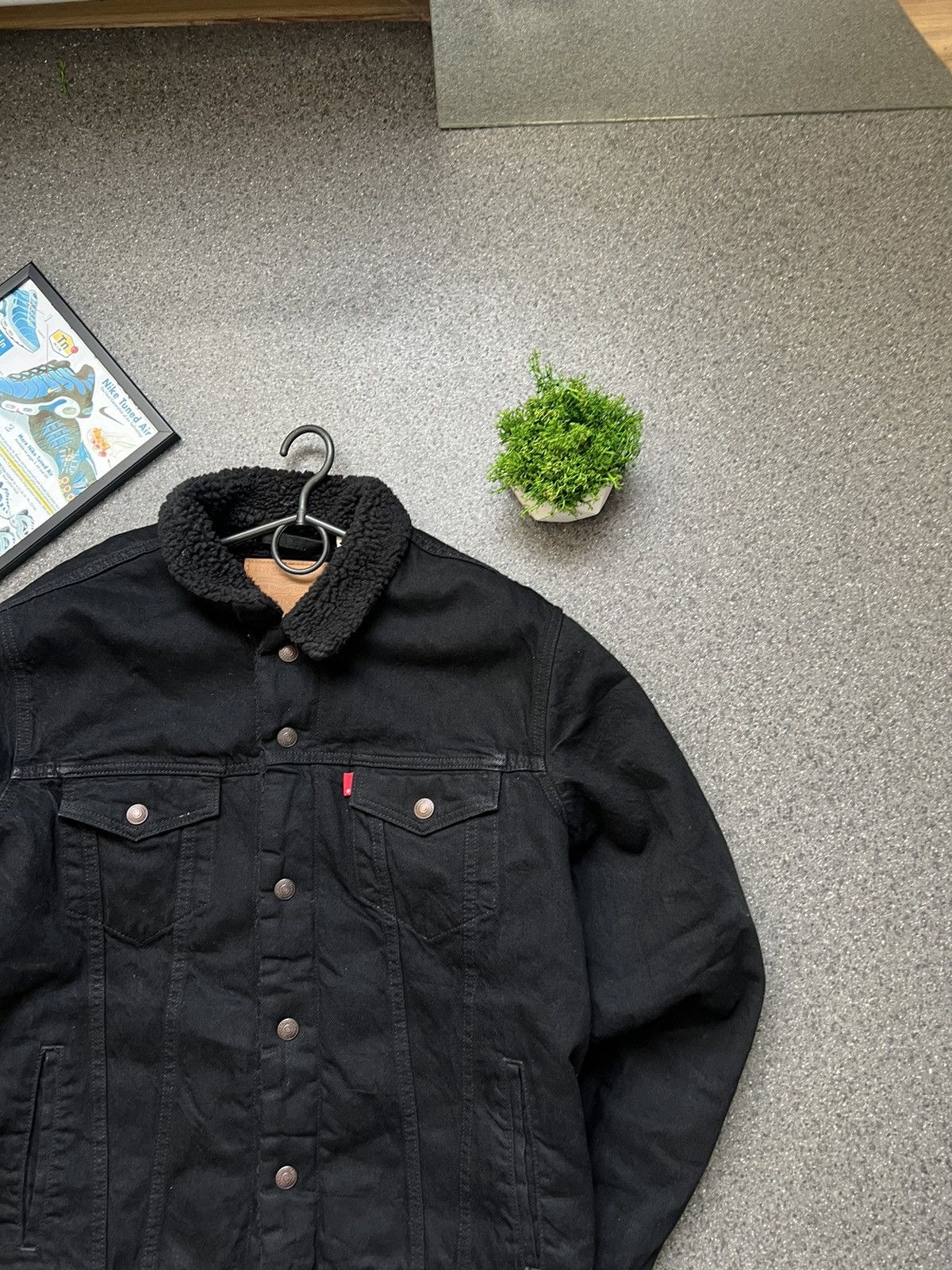 Levi's Levi's Large Men's Denim Sherpa Lined Trucker Jean Jacket Size US L / EU 52-54 / 3 - 2 Thumbnail