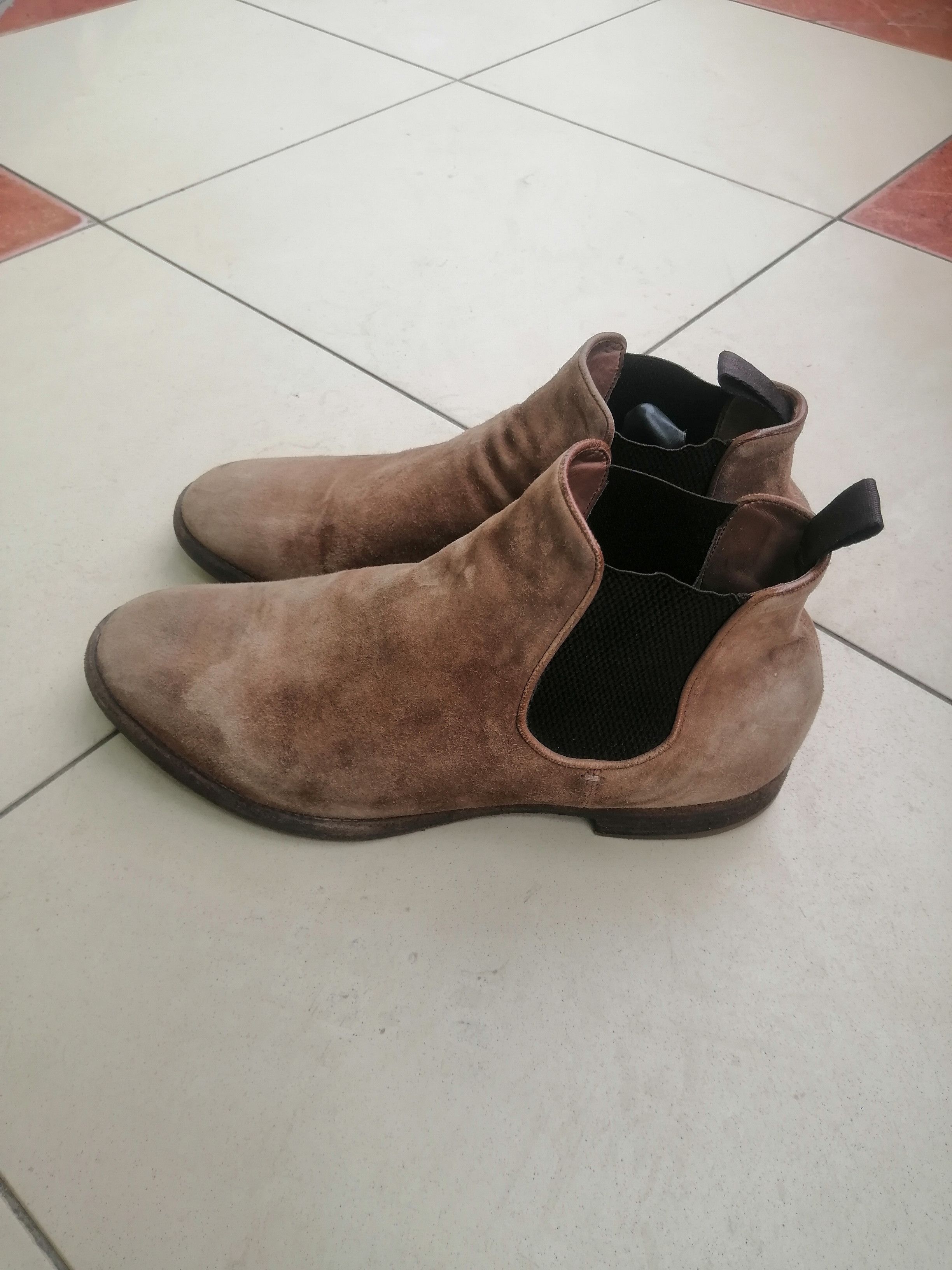 Officine Creative Officine Creative Suede Chelsea Boots Tan EU 42.5 Size US 9.5 / EU 42-43 - 8 Thumbnail