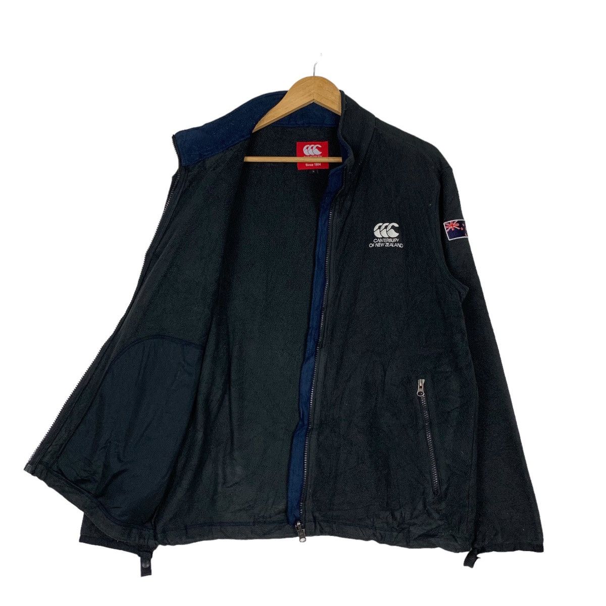 Canterbury of New Zealand CANTERBURY Embroidery Logo Zipper Fleece Jacket #1020-C46 Size US L / EU 52-54 / 3 - 9 Thumbnail
