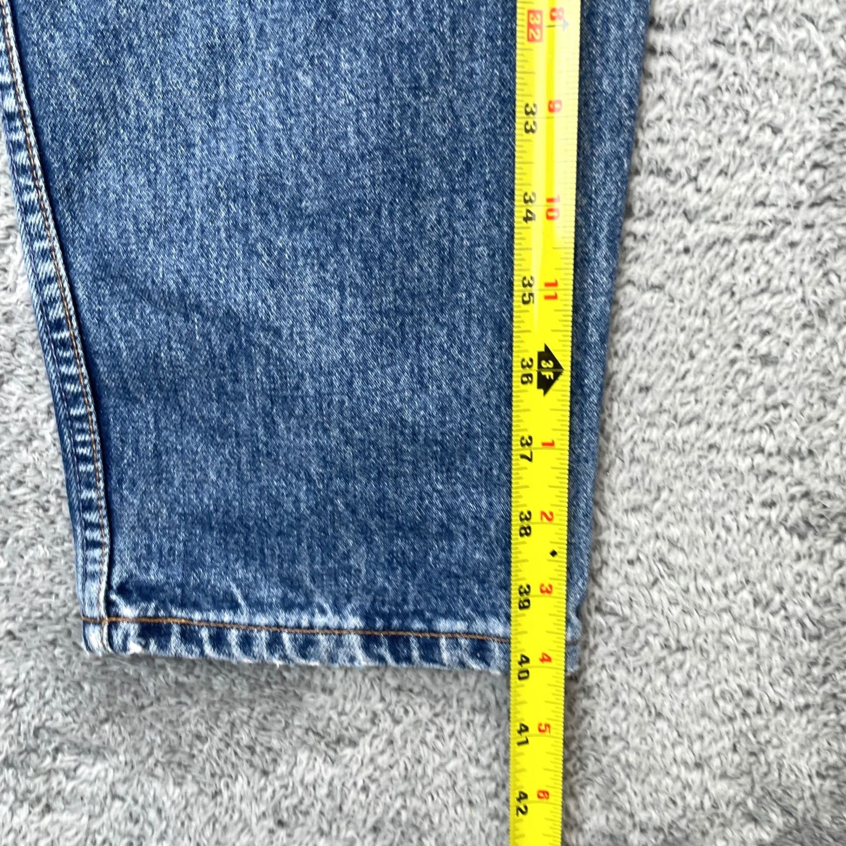 Gap VINTAGE Gap Jeans Womens 14 Blue Ankle Tapered Leg Denim Cotton Classic Medium Wash Size 24" / US 00 / IT 34 - 6 Thumbnail