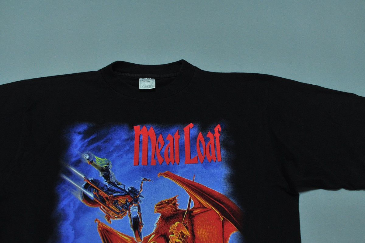 Band Tees × Vintage Vintage 1994 Meat Loaf T Shirt - Tour Concert Vtg Band Tee Size US XL / EU 56 / 4 - 9 Thumbnail
