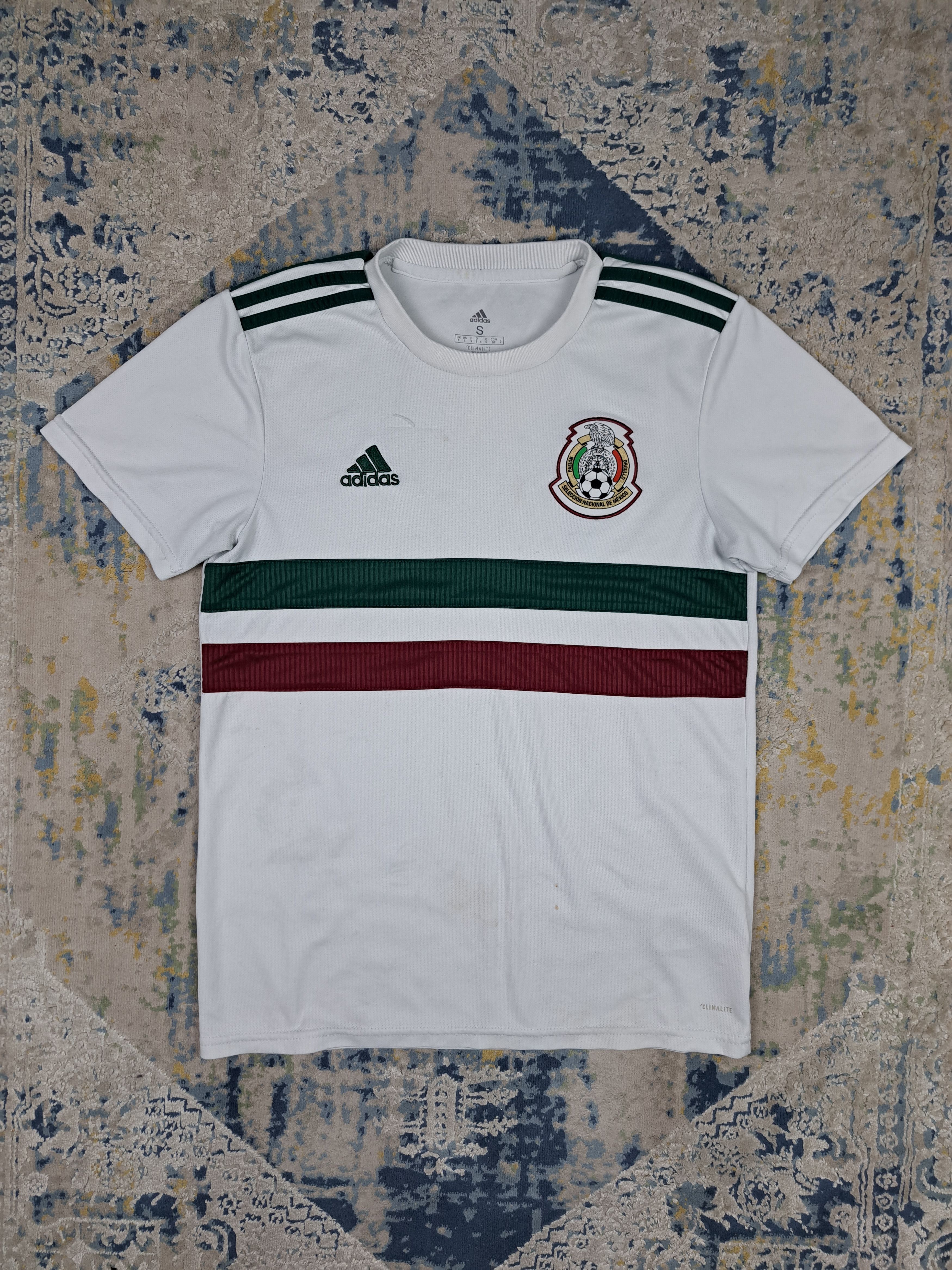 Adidas Mexico 2018 Away Kit Soccer Jersey Blokecore Football Size US S / EU 44-46 / 1 - 1 Thumbnail