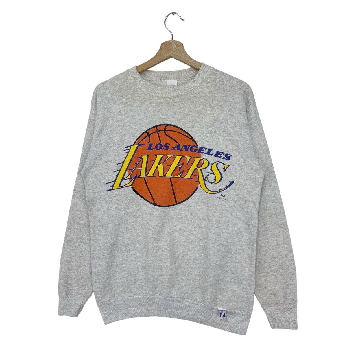 NBA × Vintage 90’s La Lakers Sweatshirt Size US M / EU 48-50 / 2 - 2 Thumbnail