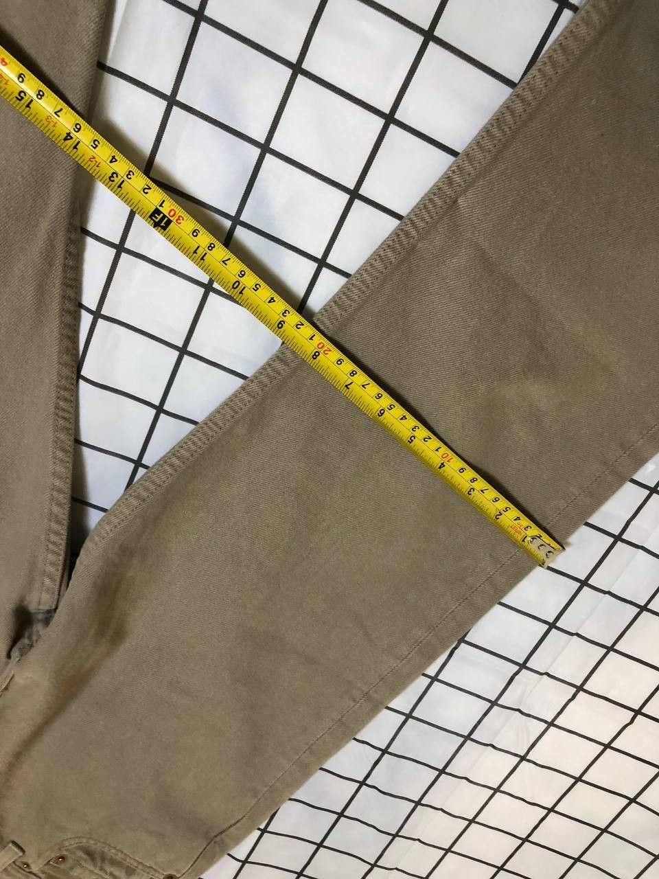 Levi's Levi's 501 Beige Vintage Denim Jeans 30x30 Size US 30 / EU 46 - 6 Thumbnail