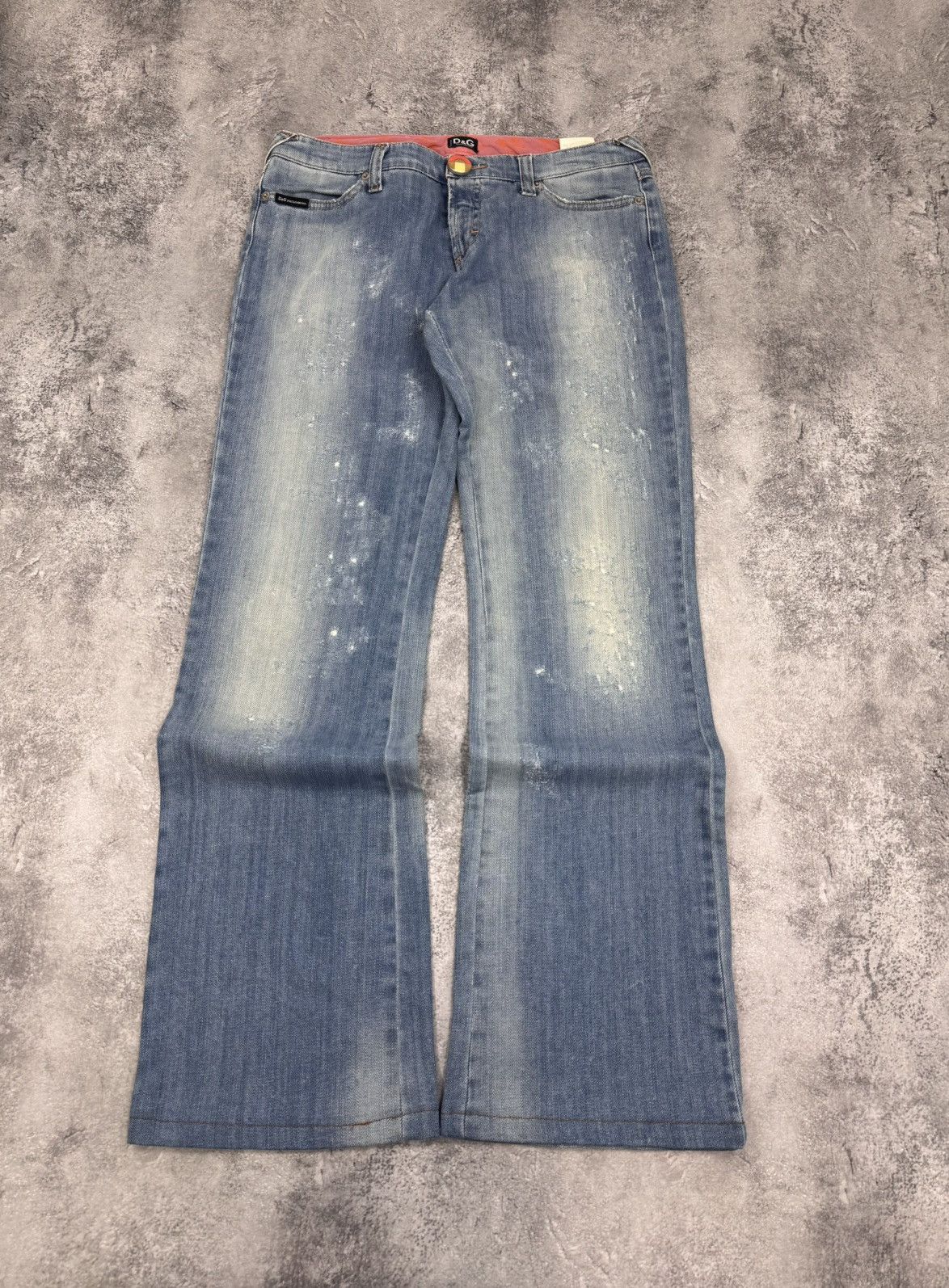 Dolce & Gabbana Dolce&Gabanna Women Rare 90s Flared Jeans Blue Size 29 Size 29" - 5 Thumbnail