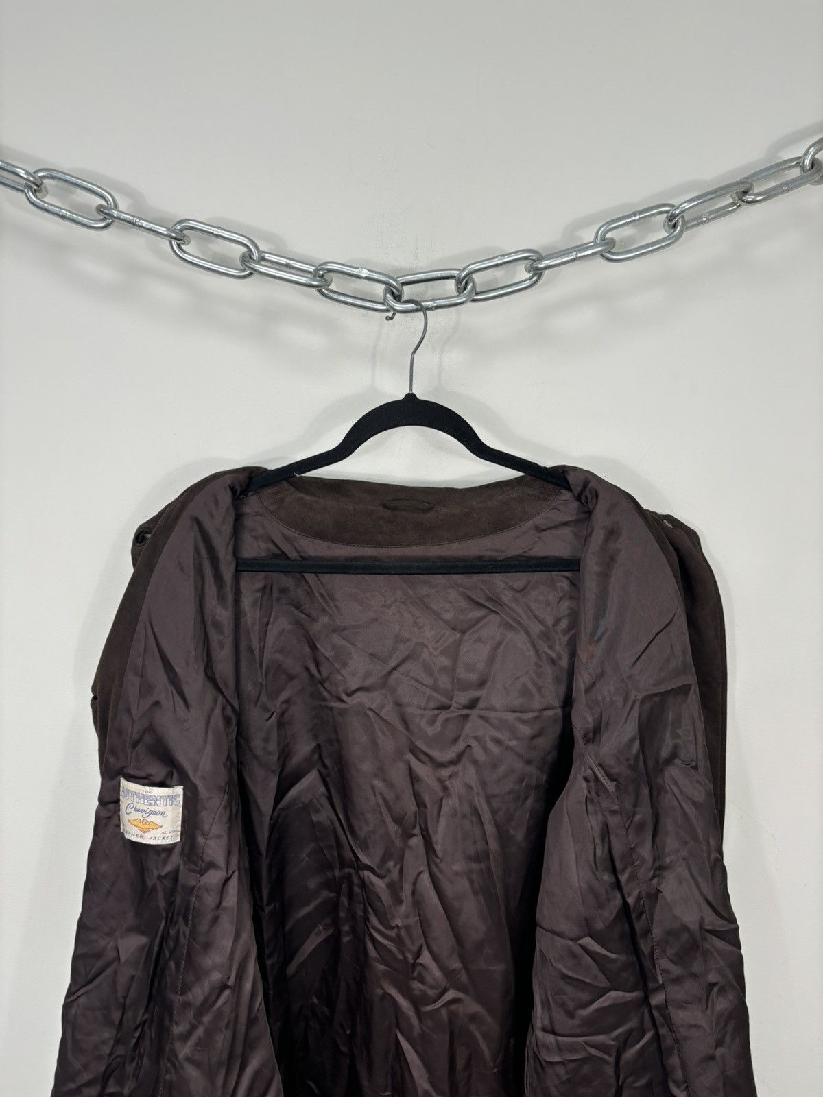Chevignon Vintage Chevignon Men’s Vera Pelle Brown Leather Coat Jacket Size US L / EU 52-54 / 3 - 12 Thumbnail