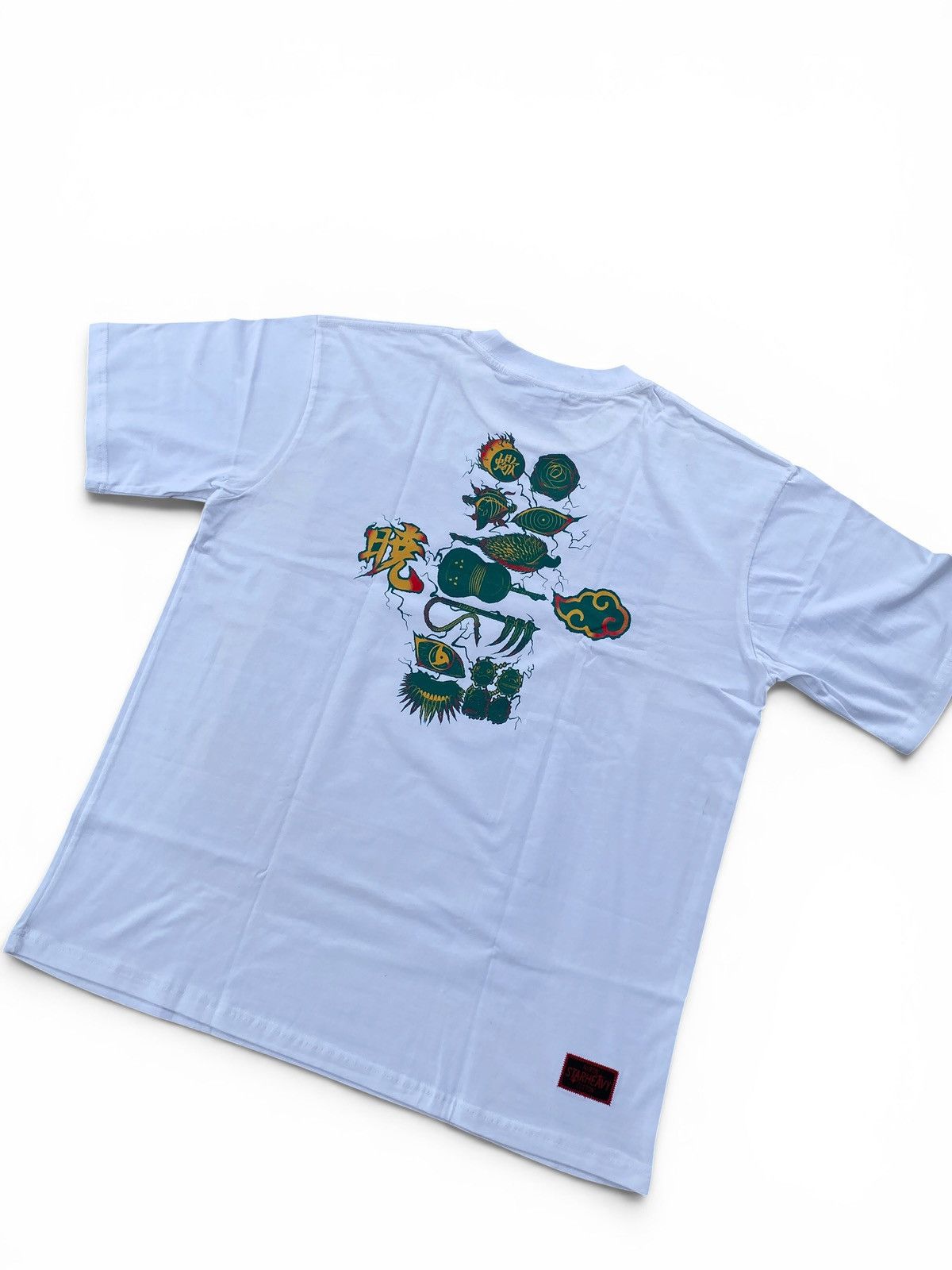 Japanese Brand Rare Naruto Akatsuki Anime Shirt Double Sided Graphic Tee Size US XL / EU 56 / 4 - 10 Thumbnail