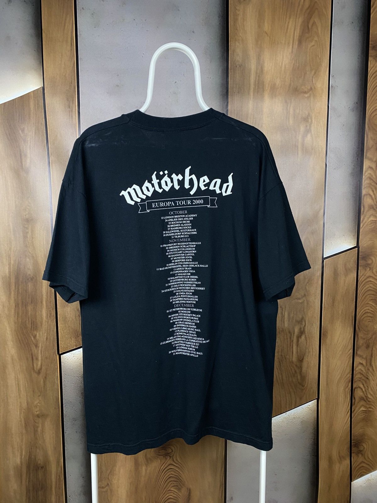 Band Tees 🎸Vintage 2000 T-Shirt Motörhead Europe Tour Band Rock Tee🎸 Size US XL / EU 56 / 4 - 2 Thumbnail