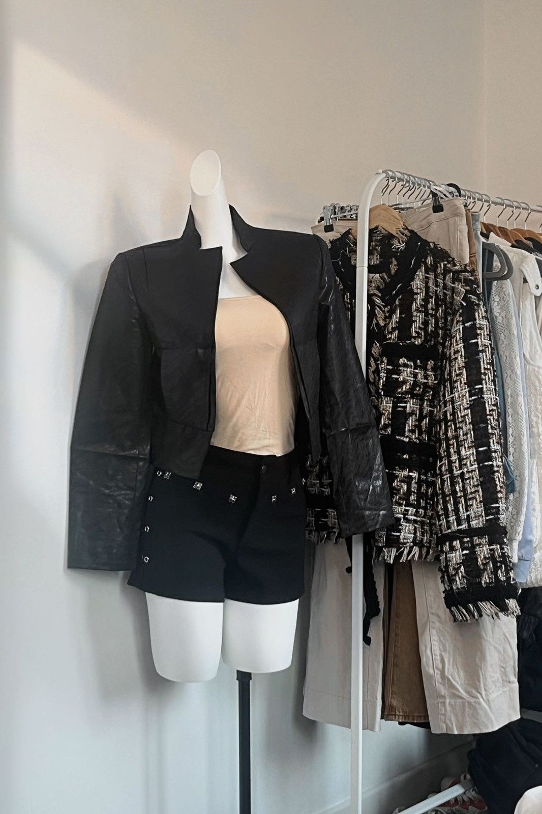 Other grunge unisex black leather suit jacket Size S / US 4 / IT 40 - 1 Thumbnail