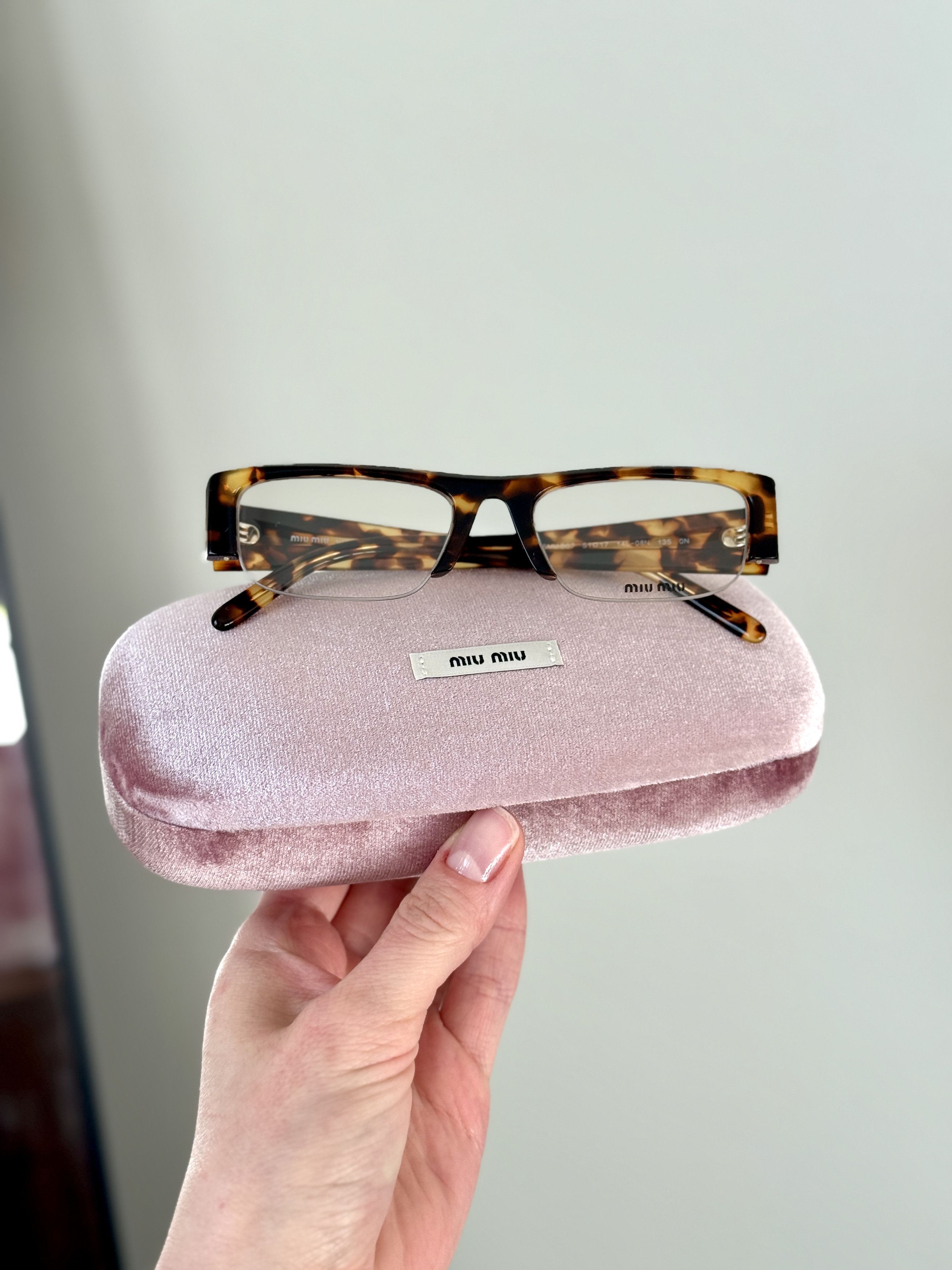Miu Miu Miu Miu Women Eyeglasses MUB07S 14L08N NEW AUTHENTIC Size ONE SIZE - 3 Thumbnail