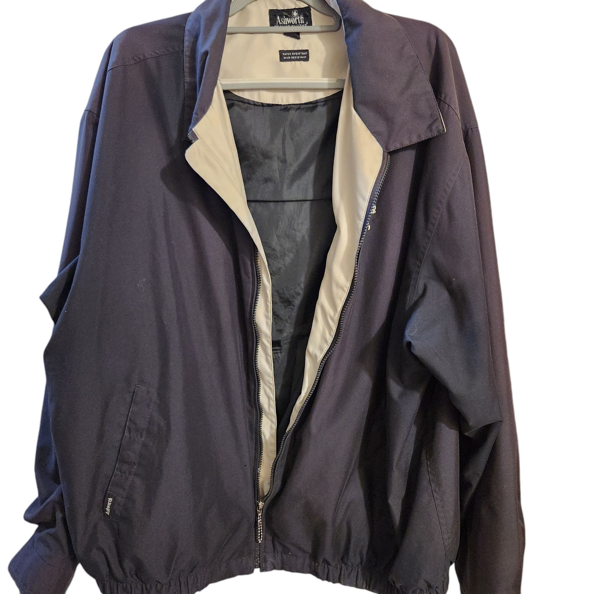 Ashworth Ashworth Mens Wind-Resistant Jacket XXL Water & Wind Resista Size US XXL / EU 58 / 5 - 6 Thumbnail