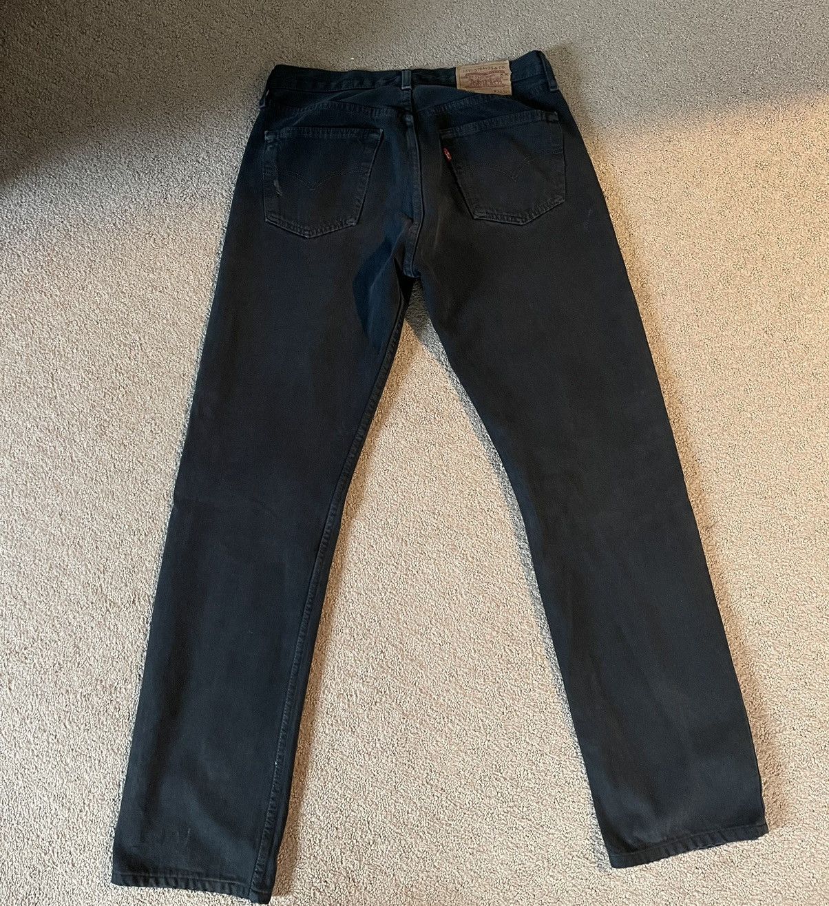 Unsound Rags Levi's 501 Faded Black Jeans - 1990s Size US 32 / EU 48 - 4 Thumbnail