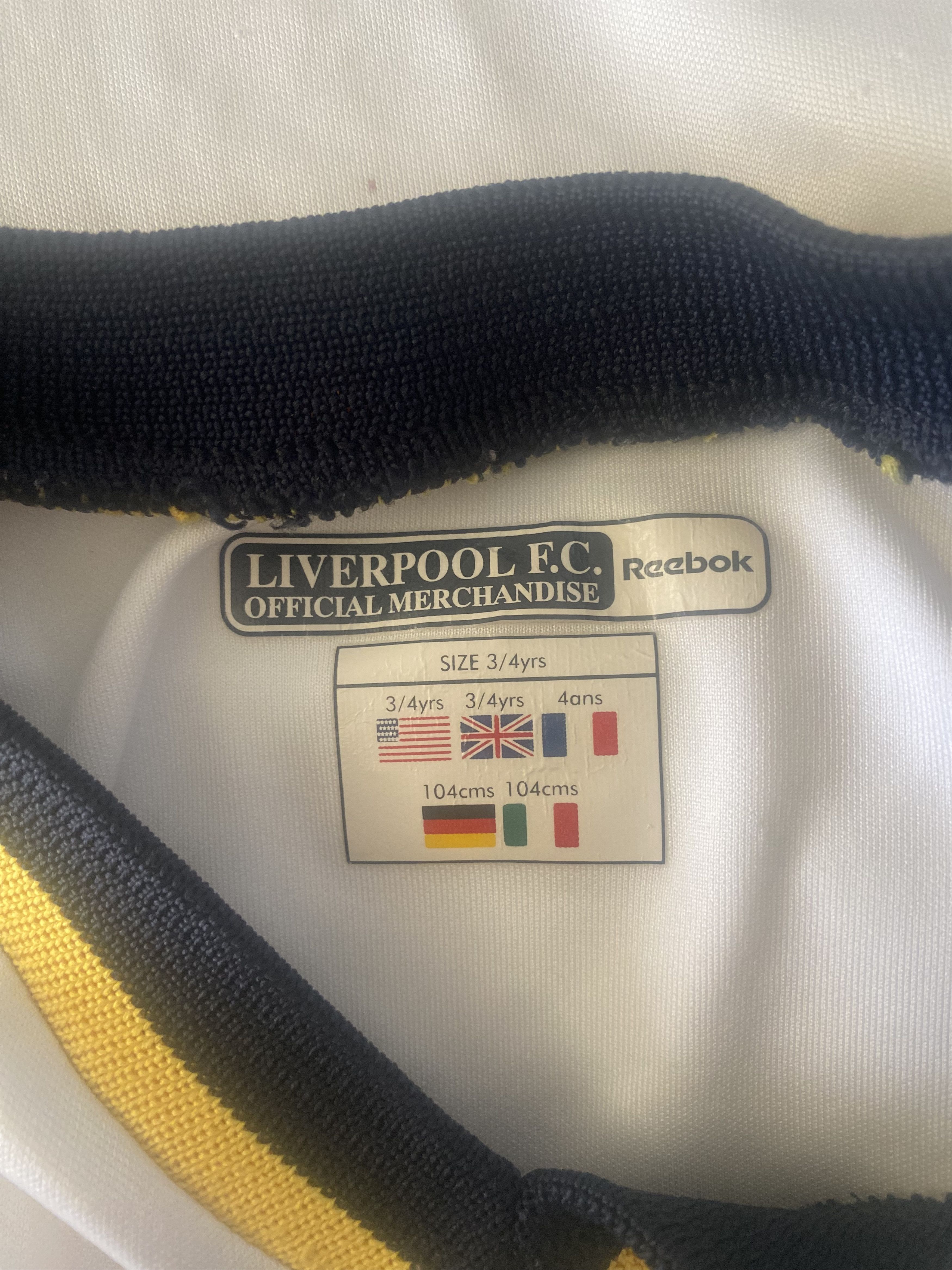 Reebok Vintage LIVERPOOL F.C. 2001 - 2003 - Reebok - kids - UNIQUE Size US XXS / EU 40 - 5 Thumbnail