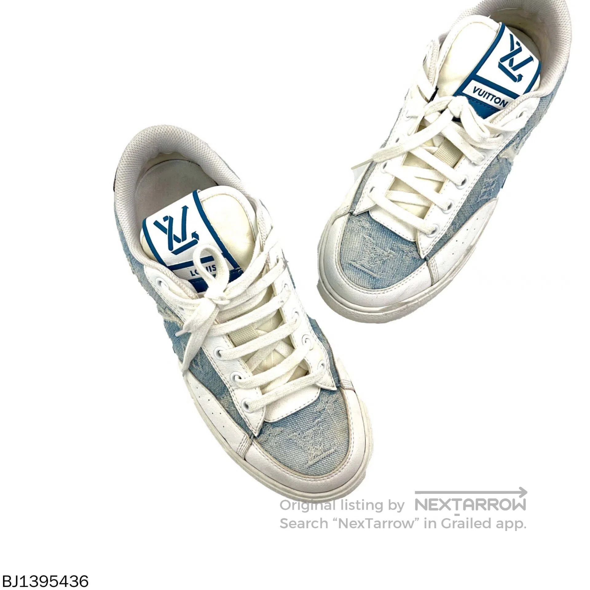 Louis Vuitton louis vuitton charlie denim sneakers size 37.5. Size US 7.5 / EU 40-41 - 5 Thumbnail