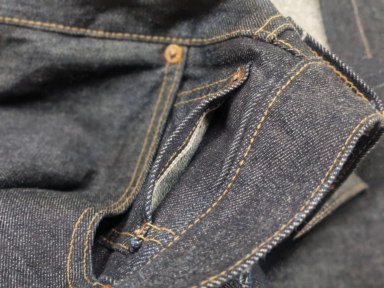Levi's Levis 501XX Vintage 1955 Selvedge Rigid Denim Big E Japan Size US 34 / EU 50 - 11 Thumbnail