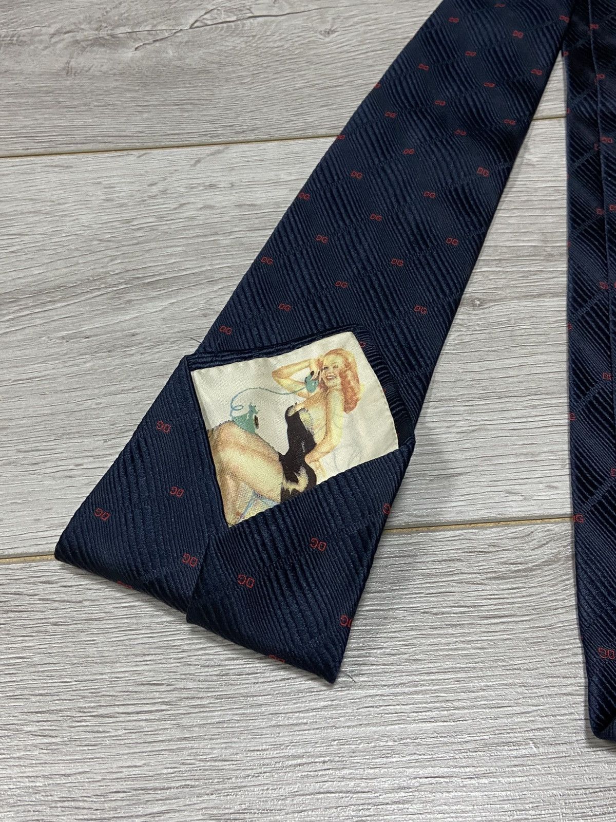 Dolce & Gabbana Dolce & Gabbana girl RARE vintage silk tie Size ONE SIZE - 1 Thumbnail