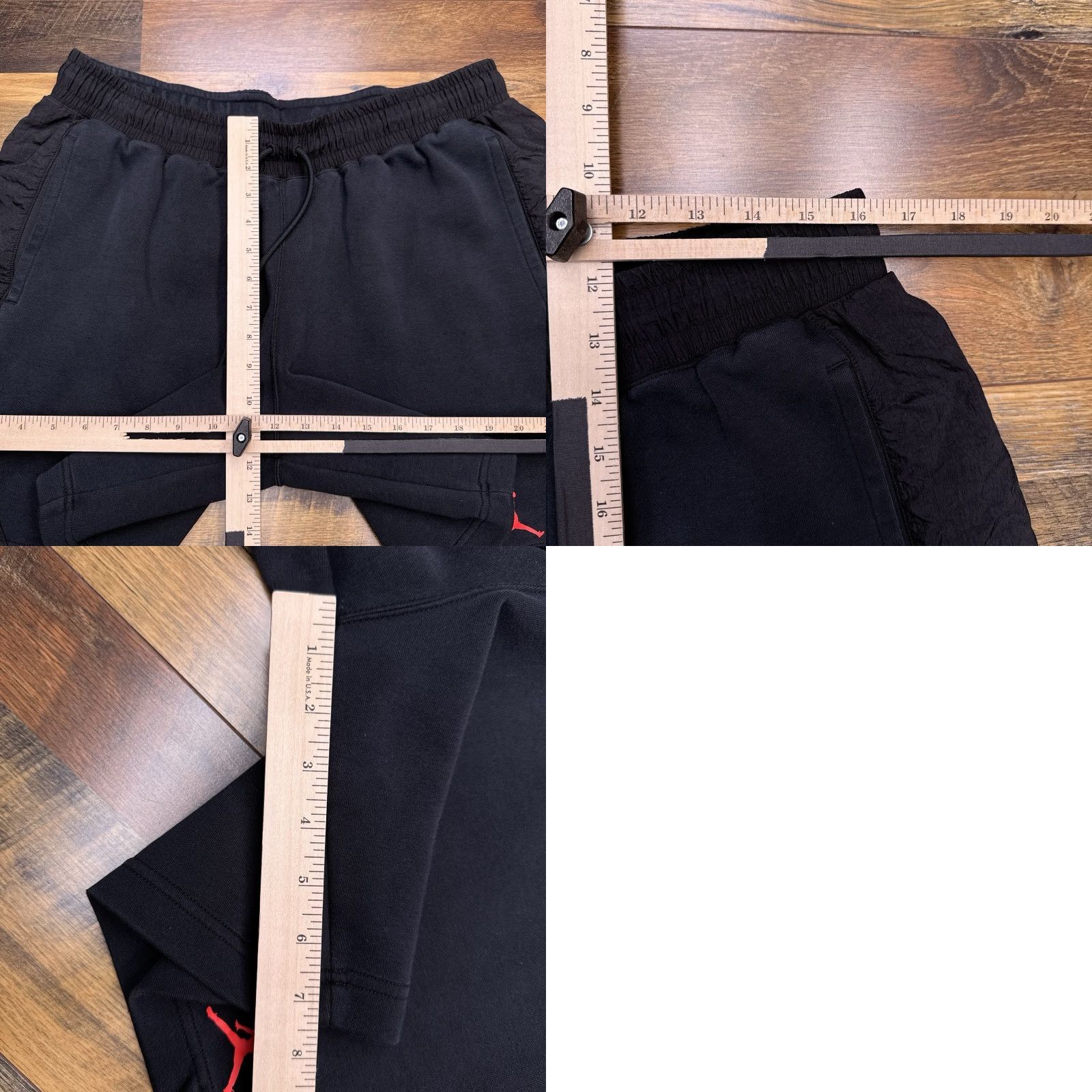 Jordan Brand Jordan Shorts Mens XL Black Zip Pocket Engineered 23 Jordan 23 Engineered Shorts Mens XL Black Zip Pocket Size US 36 / EU 52 - 8 Thumbnail
