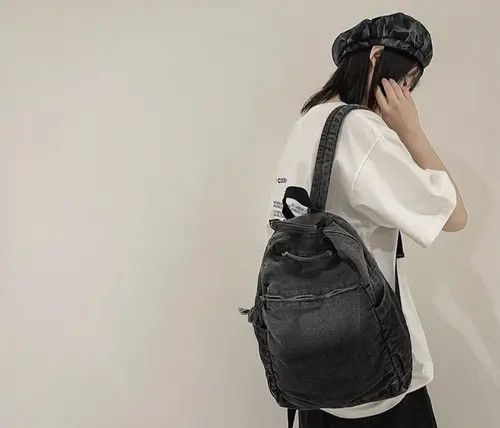 Japanese Brand Denim Backpack Size ONE SIZE - 2 Thumbnail