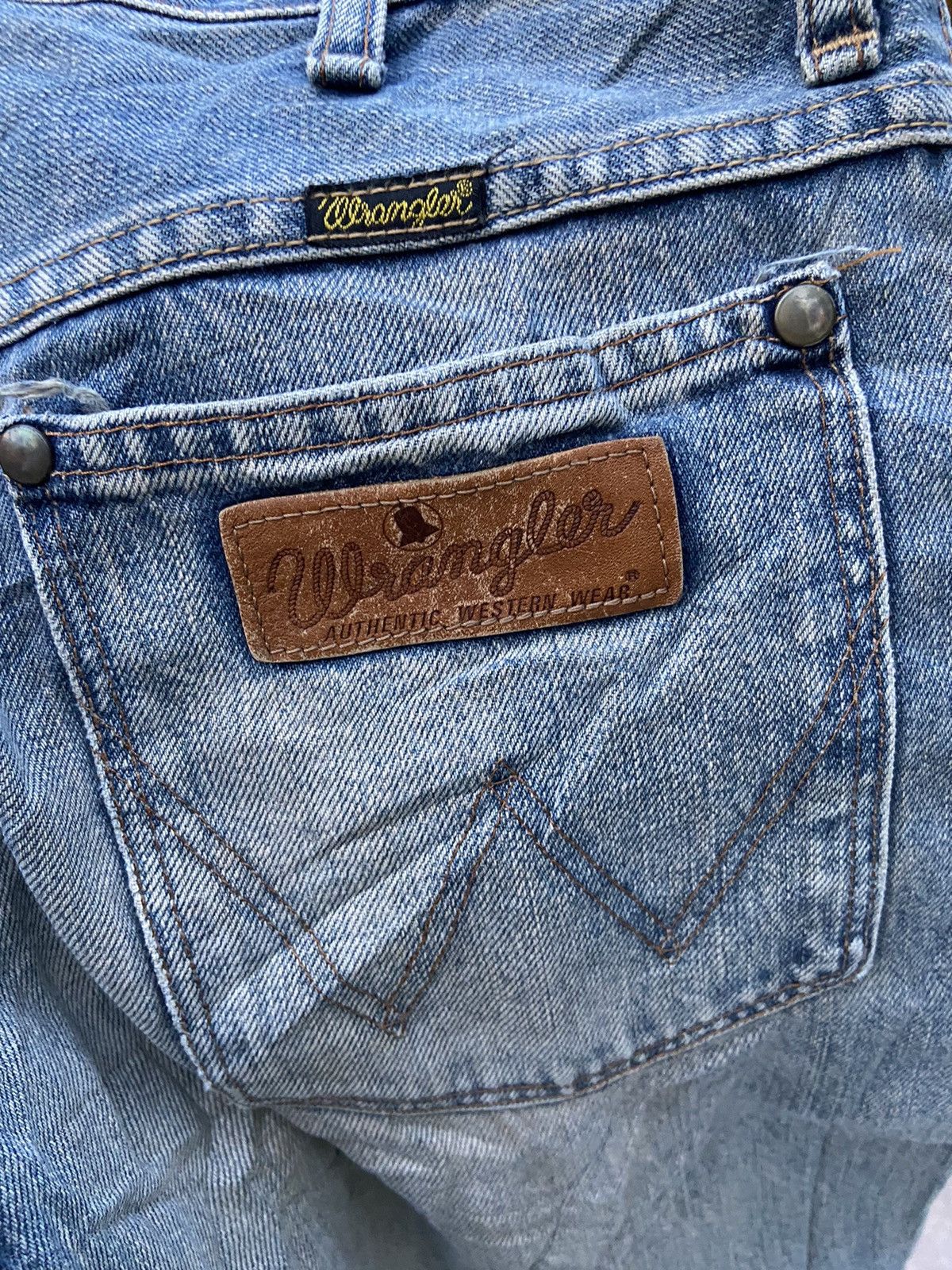 Beauty Beast 🔥 Jeans Vtg 80s Wrangler jeans baggy Wrangler blue bell Size US 30 / EU 46 - 15 Thumbnail