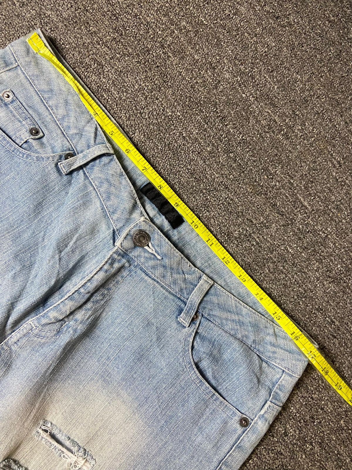 Japanese Brand × Vintage Japanese Brand Distressed Denim Ripped Jeans (123) Size US 34 / EU 50 - 7 Thumbnail