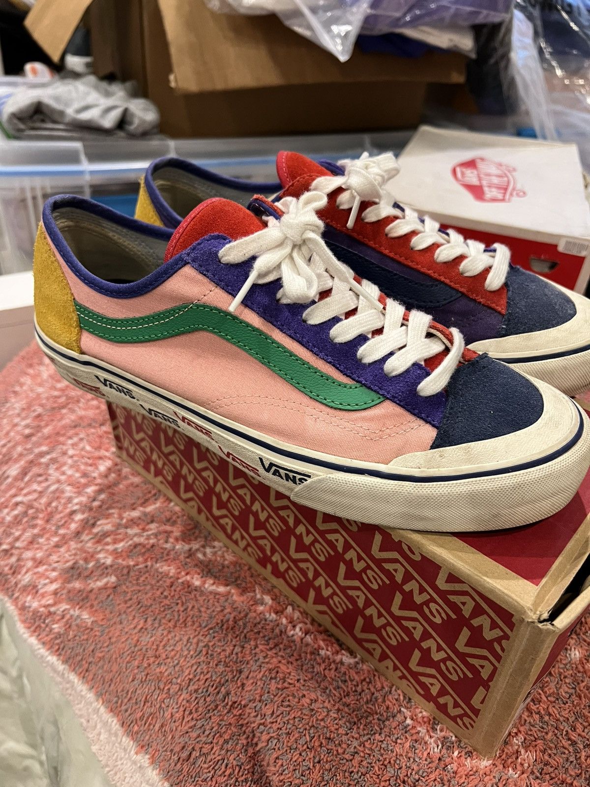 Vans Vans x Size? Style 36 Decon SF 'Patchwork' Size US 9 / EU 42 - 1 Thumbnail