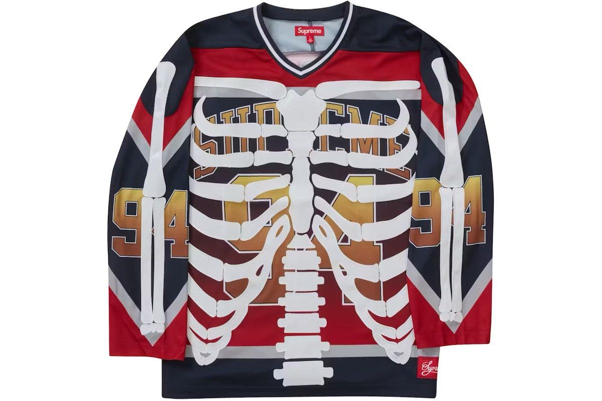Supreme Supreme Bones hockey jersey Size US M / EU 48-50 / 2 - 7 Thumbnail
