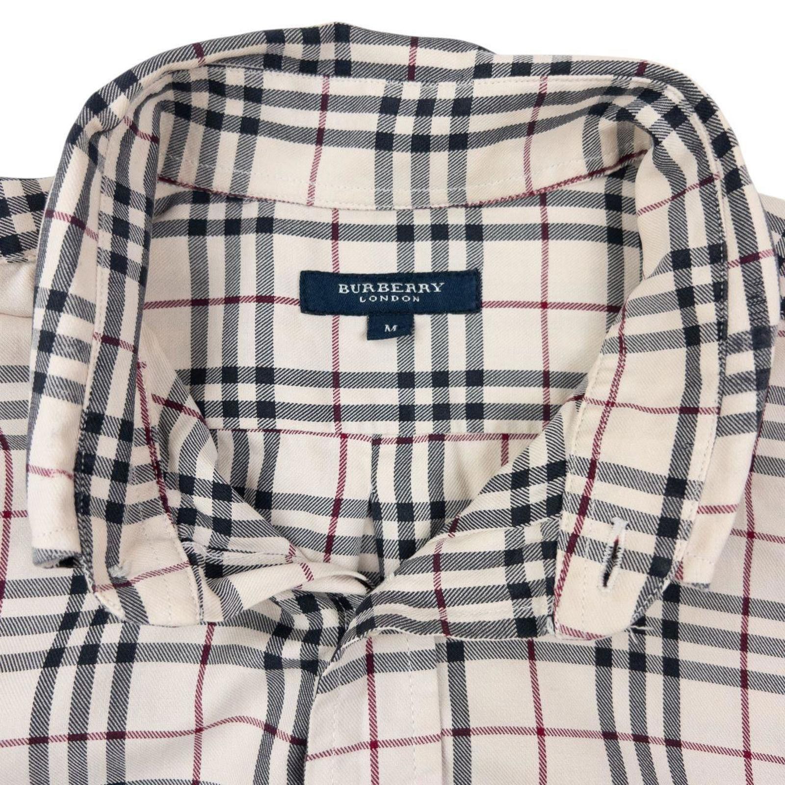 Vintage 2000s Burberry Nova Check Long Sleeve Shirt Size M
