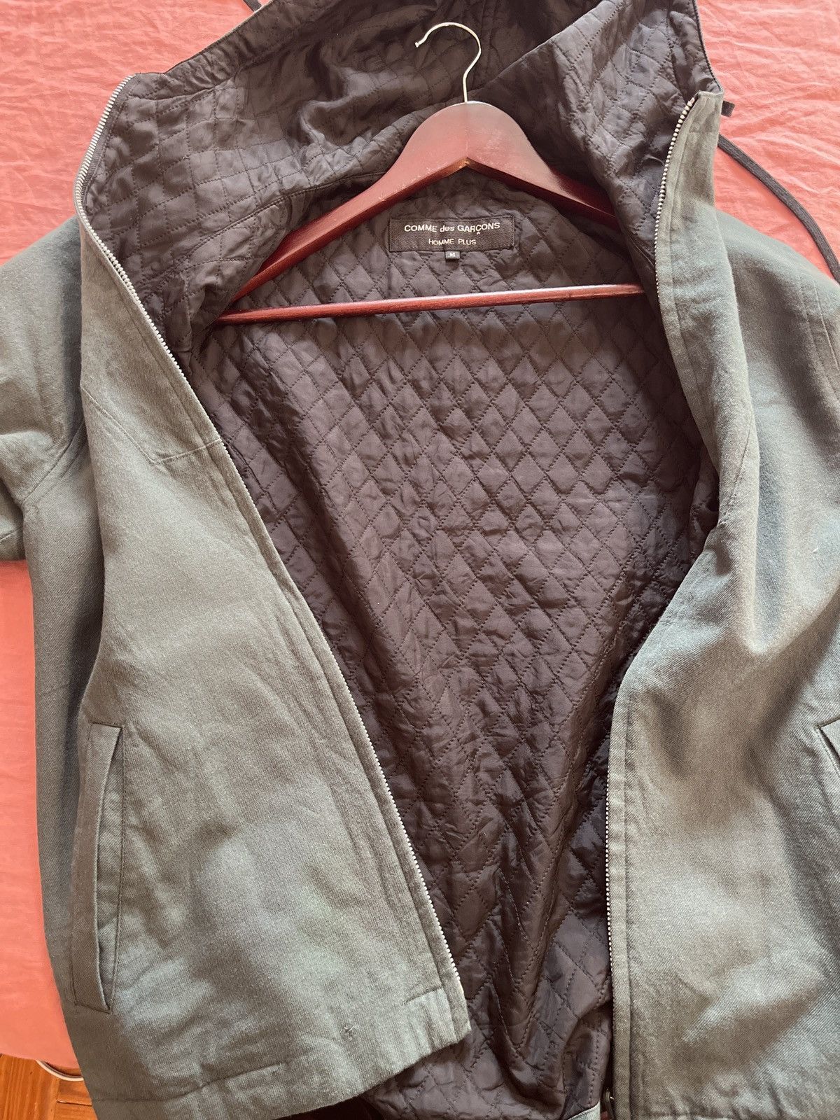 Comme des Garcons Homme Plus Comme des Garçons Homme Plus Green Hoodie Sweatshirt Size US M / EU 48-50 / 2 - 4 Thumbnail