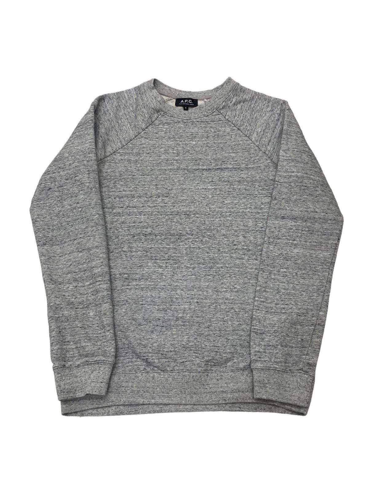 A.P.C. APC Raglan Sweatshirt Heather Grey Size US S / EU 44-46 / 1 - 1 Thumbnail