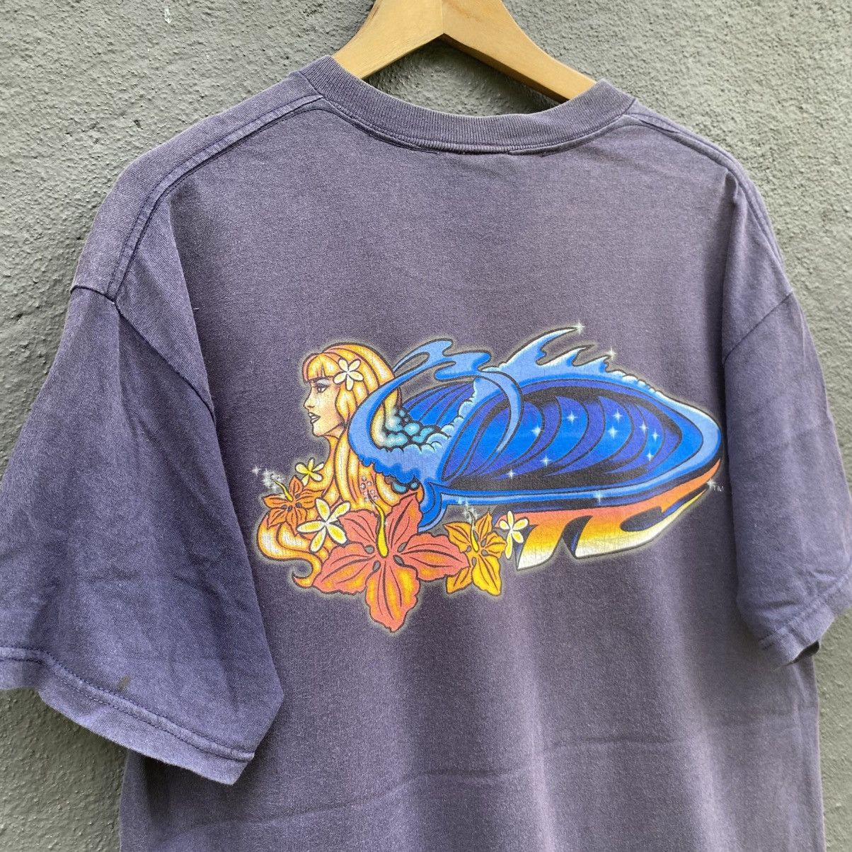 Sun Surf Thrashed Faded Vintage 90s T&C Surfing Brand Tee Size US L / EU 52-54 / 3 - 2 Thumbnail