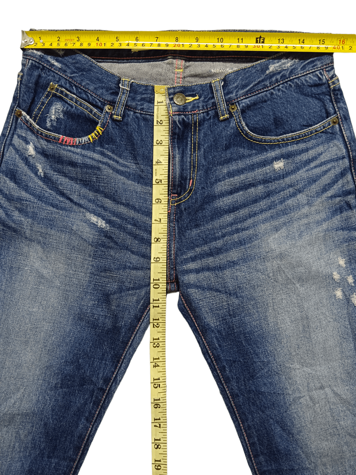 Tsumori Chisato Tsumori Chisato Embroidery Cropped Denim Size 31" - 7 Thumbnail