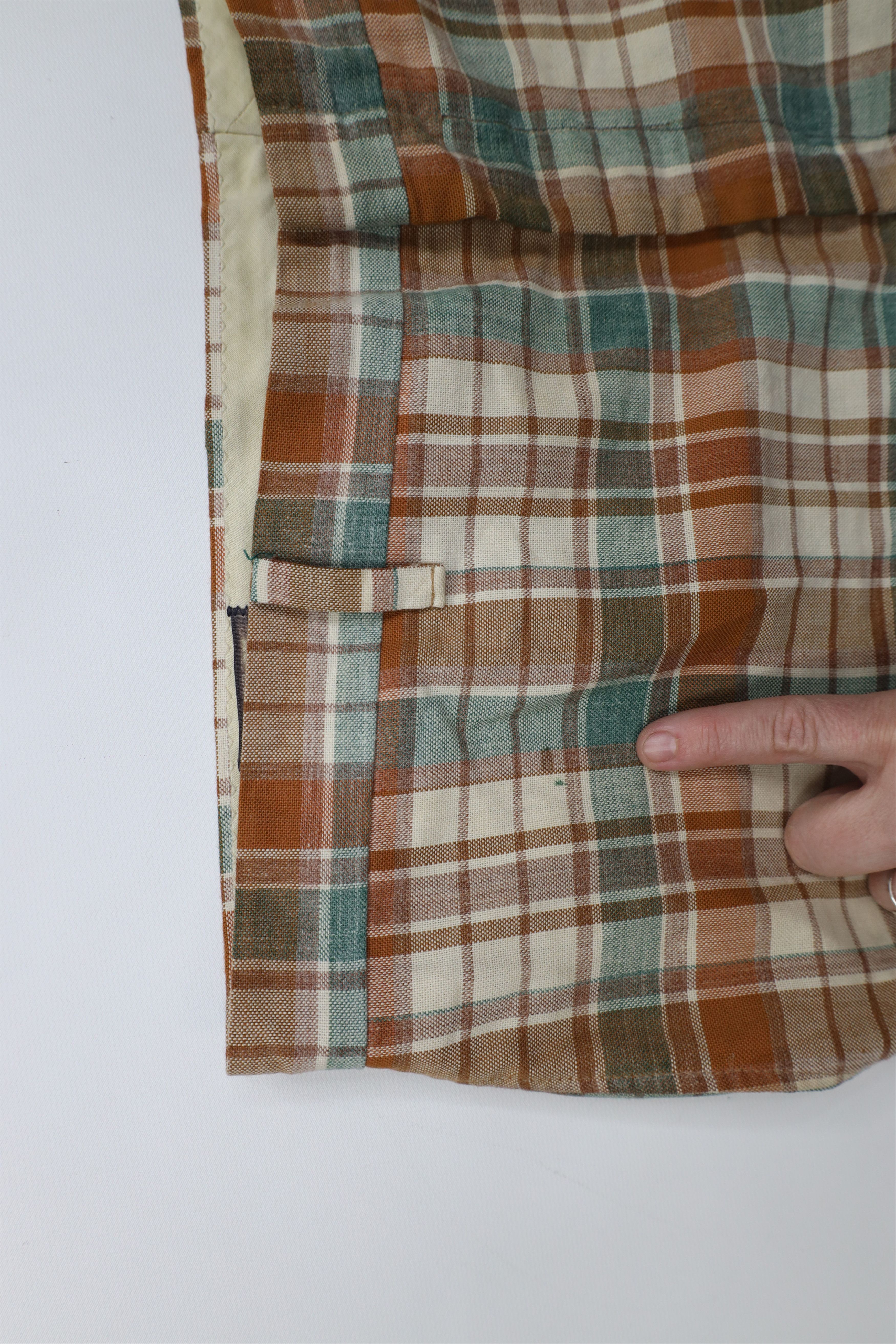 Vintage Vintage 50s 60s Streetwear Above Knee Chino Shorts Plaid USA Size US 40 / EU 56 - 8 Thumbnail