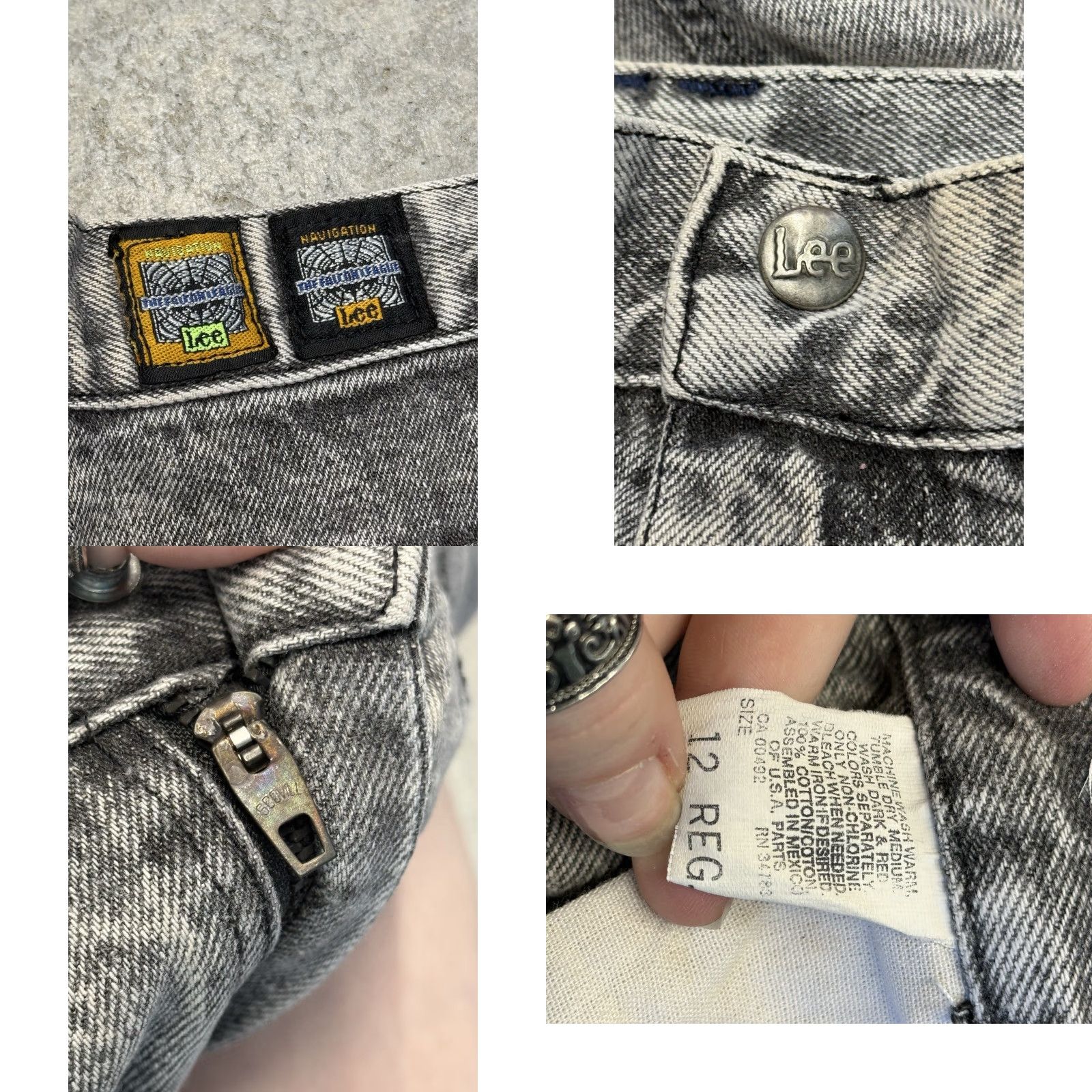 Lee VINTAGE Lee Navigation The Falcon League Jeans Women Size 34" / US 12 / IT 48 - 8 Thumbnail