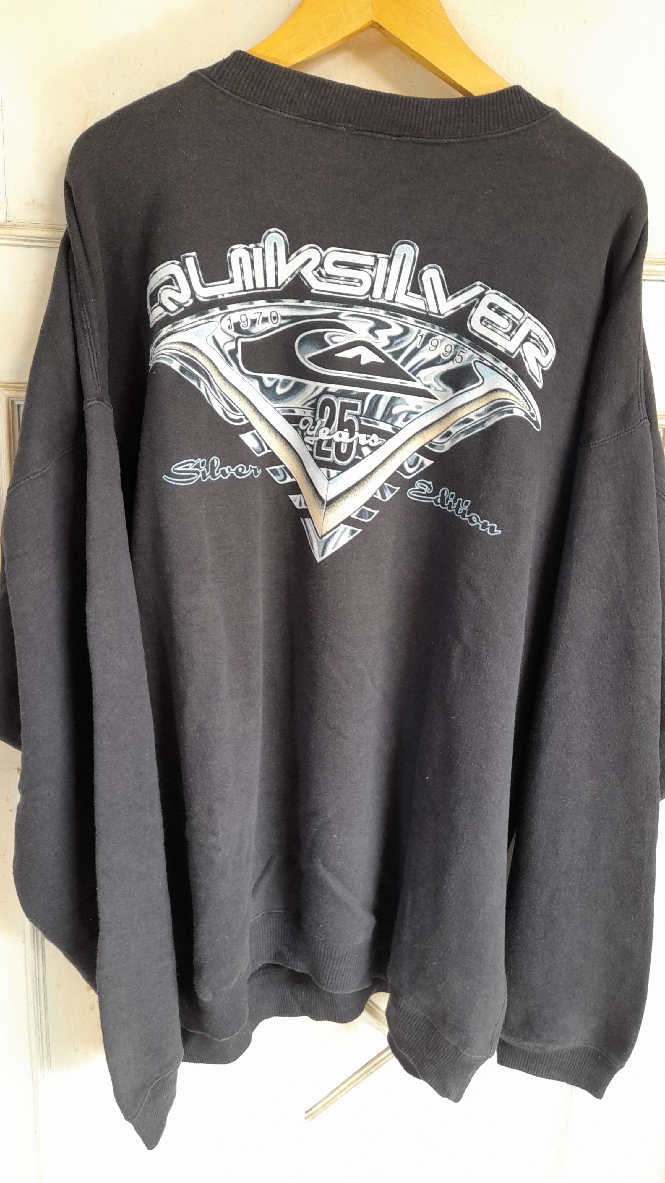 Quiksilver × Vintage Vintage Sweatshirt Quiksilver 25th Anniversary Edition Size US XL / EU 56 / 4 - 6 Thumbnail