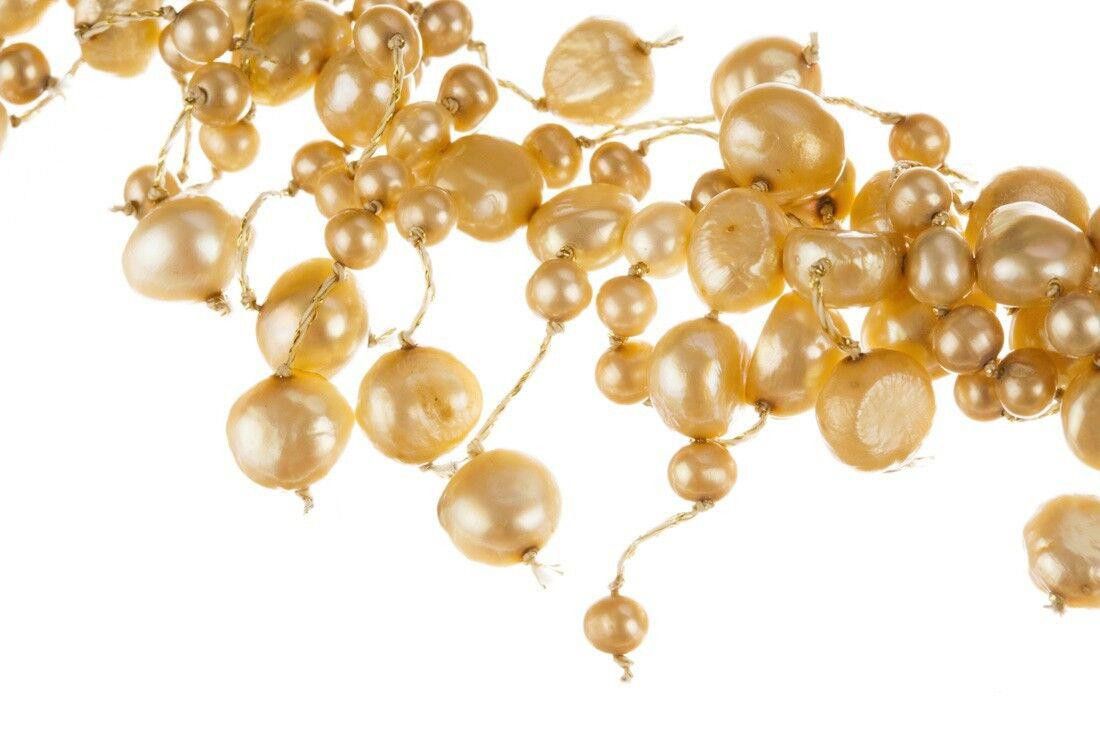 Designer Cultured Golden Potato Necklace Size ONE SIZE - 3 Thumbnail