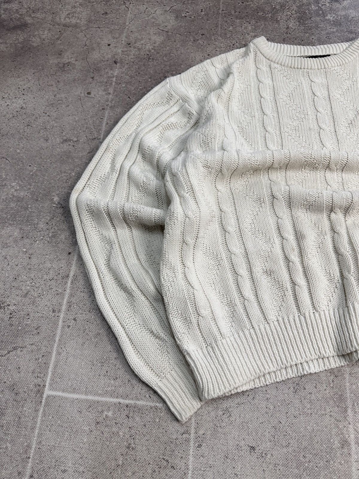 Christian Dior Monsieur × Vintage Vintage sweater Christian Dior knit stripped distressed fade Size US L / EU 52-54 / 3 - 8 Thumbnail