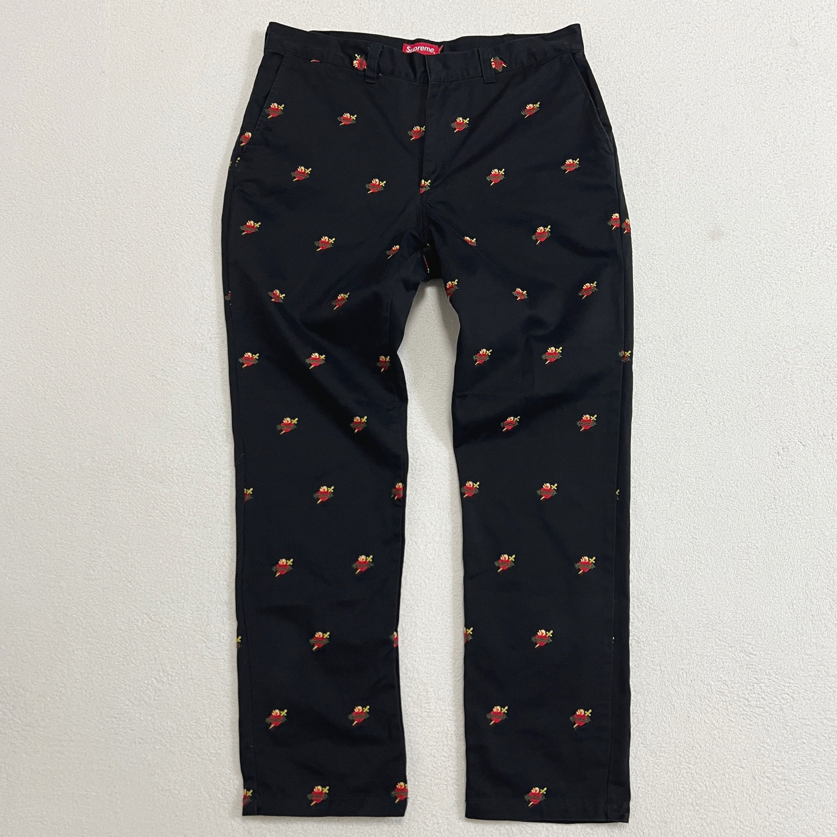 Supreme Supreme FW17 Sacred Heart Work Pants Black Size US 36 / EU 52 - 3 Thumbnail