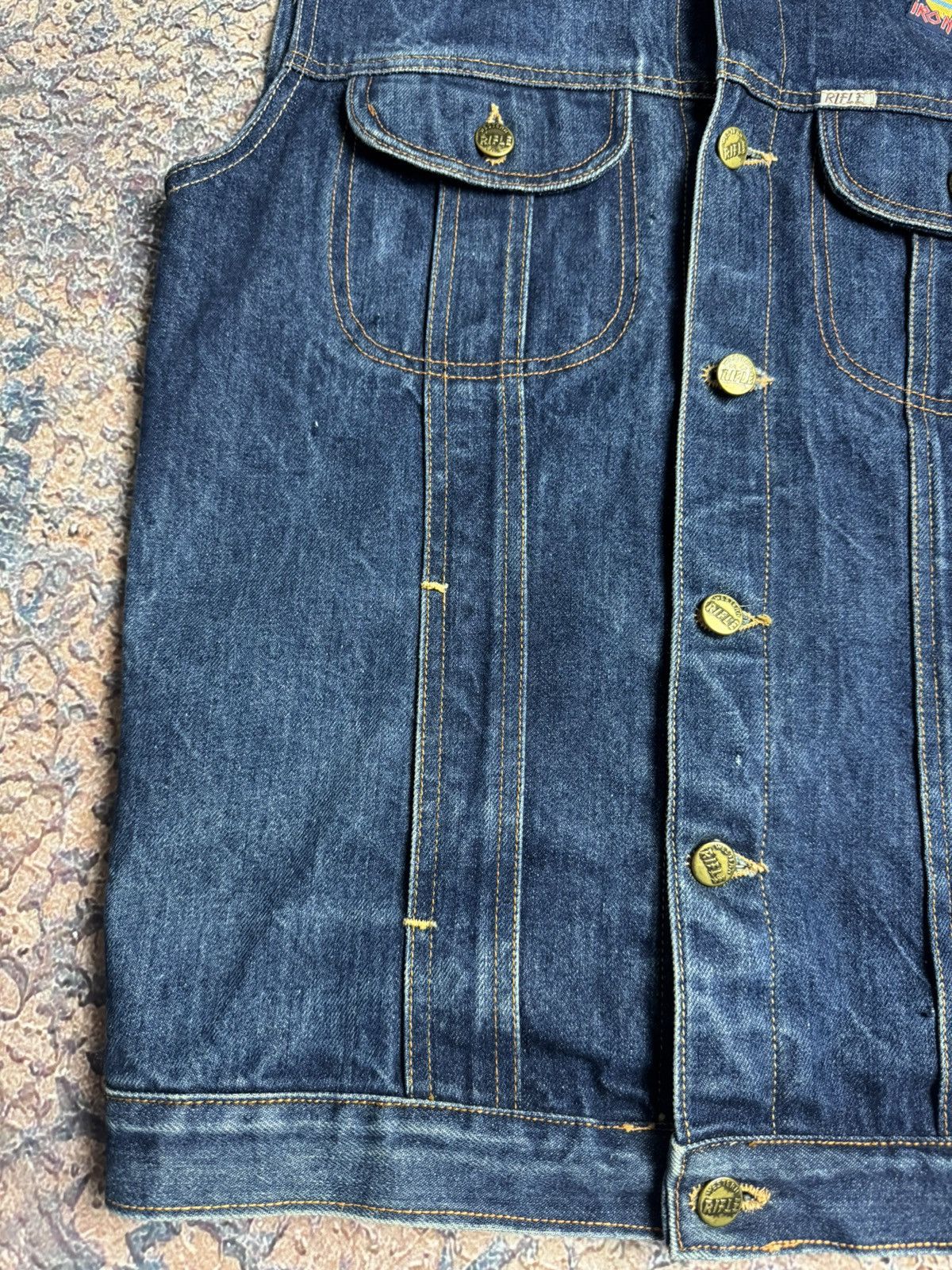 Band Tees Vintage denim vest Rock Band Iron Maiden rare size S Size US S / EU 44-46 / 1 - 4 Thumbnail