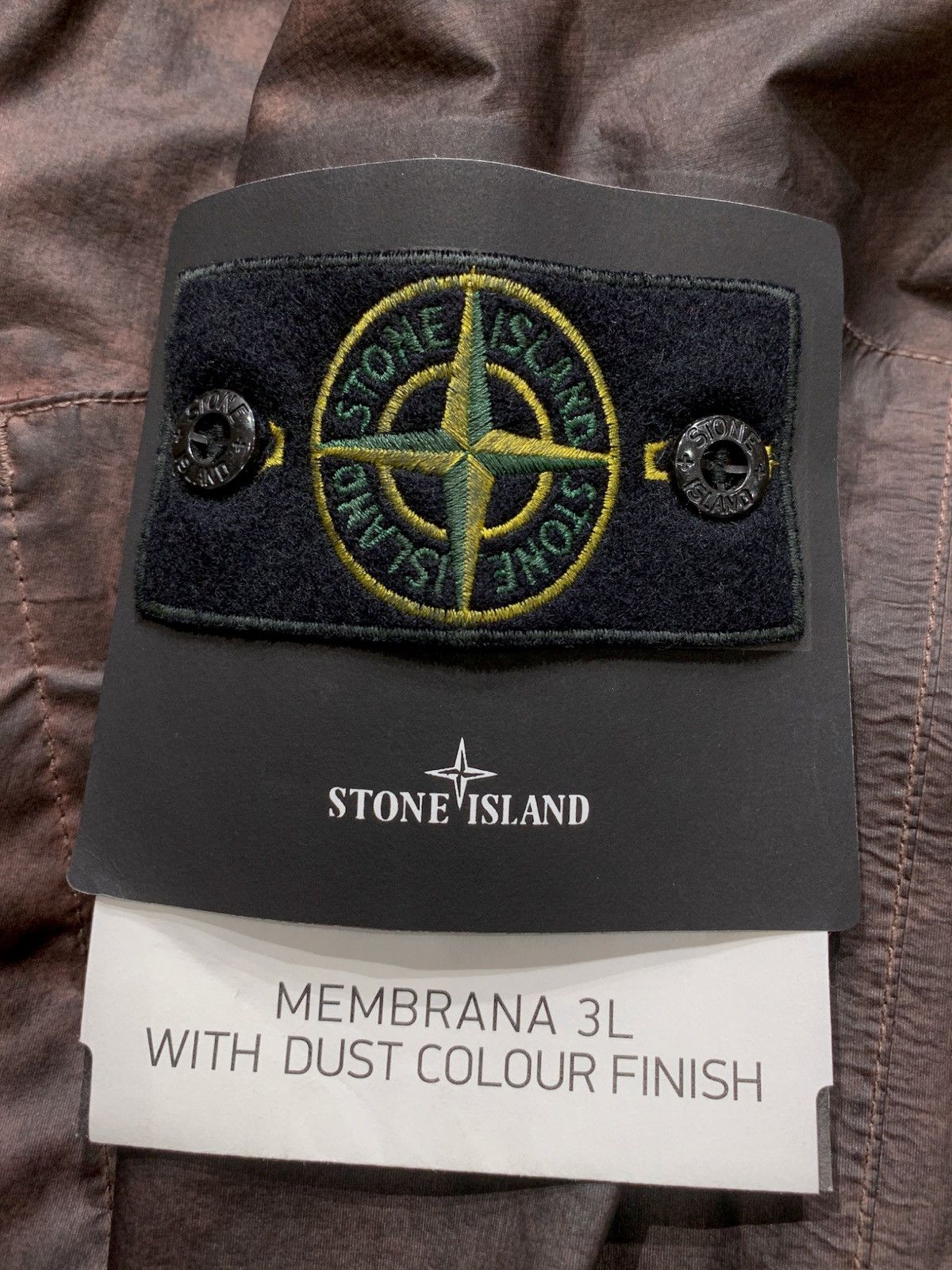 Designer × Stone Island Membrana 3L dust colour rare jacket Size US M / EU 48-50 / 2 - 6 Thumbnail