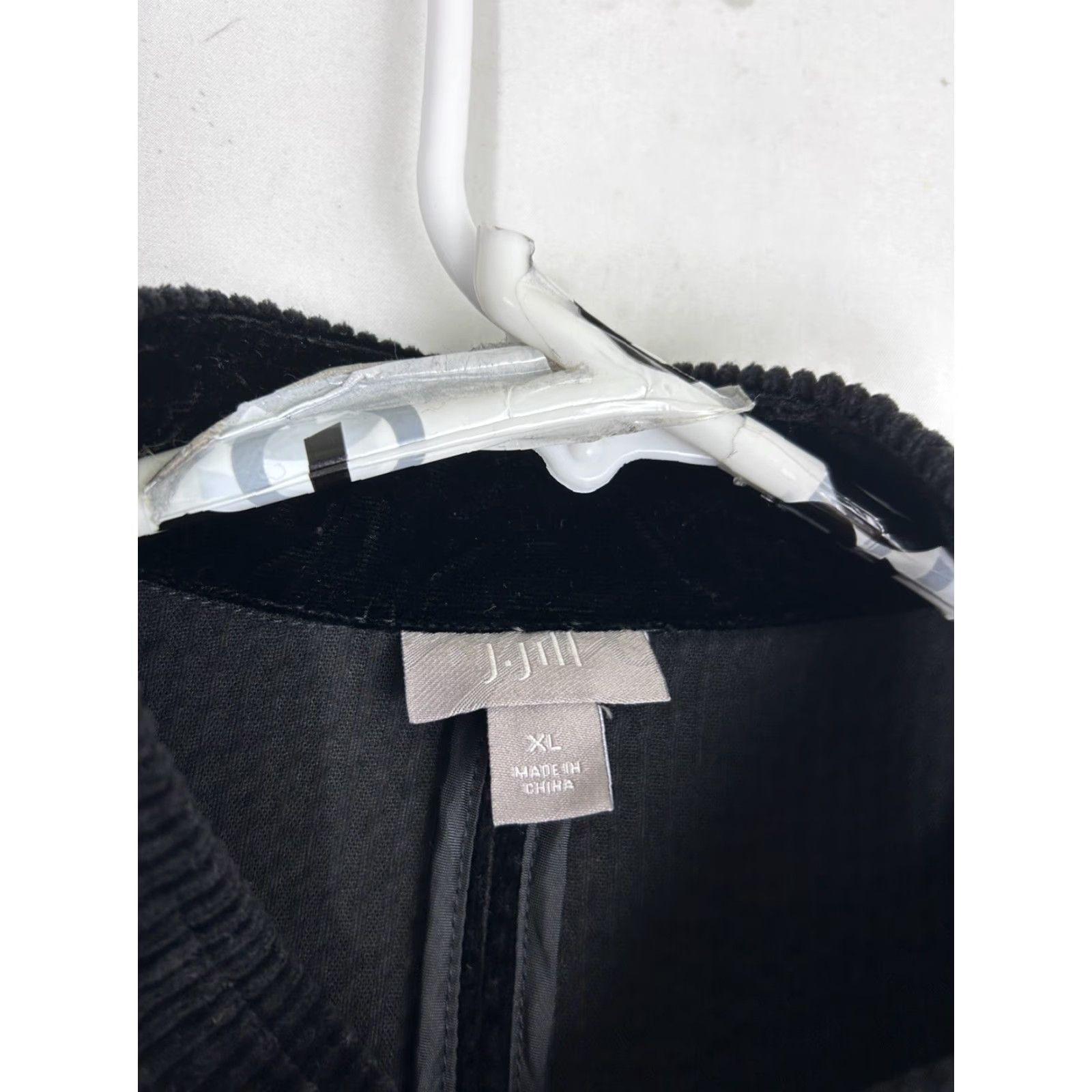 J. Jill J. Jill Double Breasted Jacket Cotton Corduroy Black XL Velvet Cuff Women Size XL / US 12-14 / IT 48-50 - 7 Thumbnail