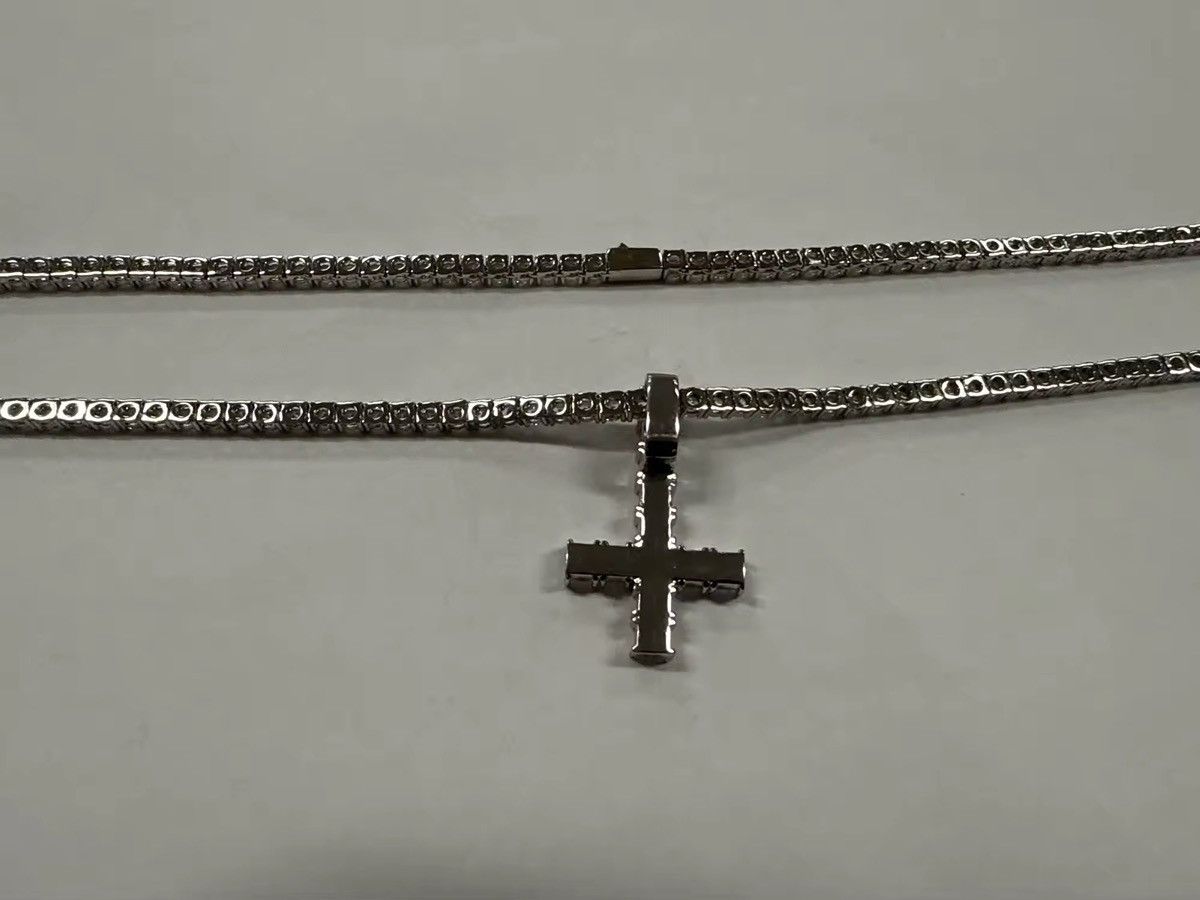 Jewelry 55 Cm Upside-down cross , shut 'em up necklace Size ONE SIZE - 3 Thumbnail