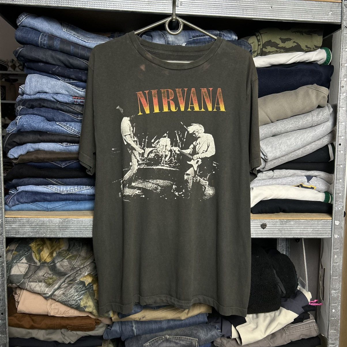 Band Tees Vintage Nirvana Big Logo Rock Band 2000’s tee size M Size US M / EU 48-50 / 2 - 1 Thumbnail