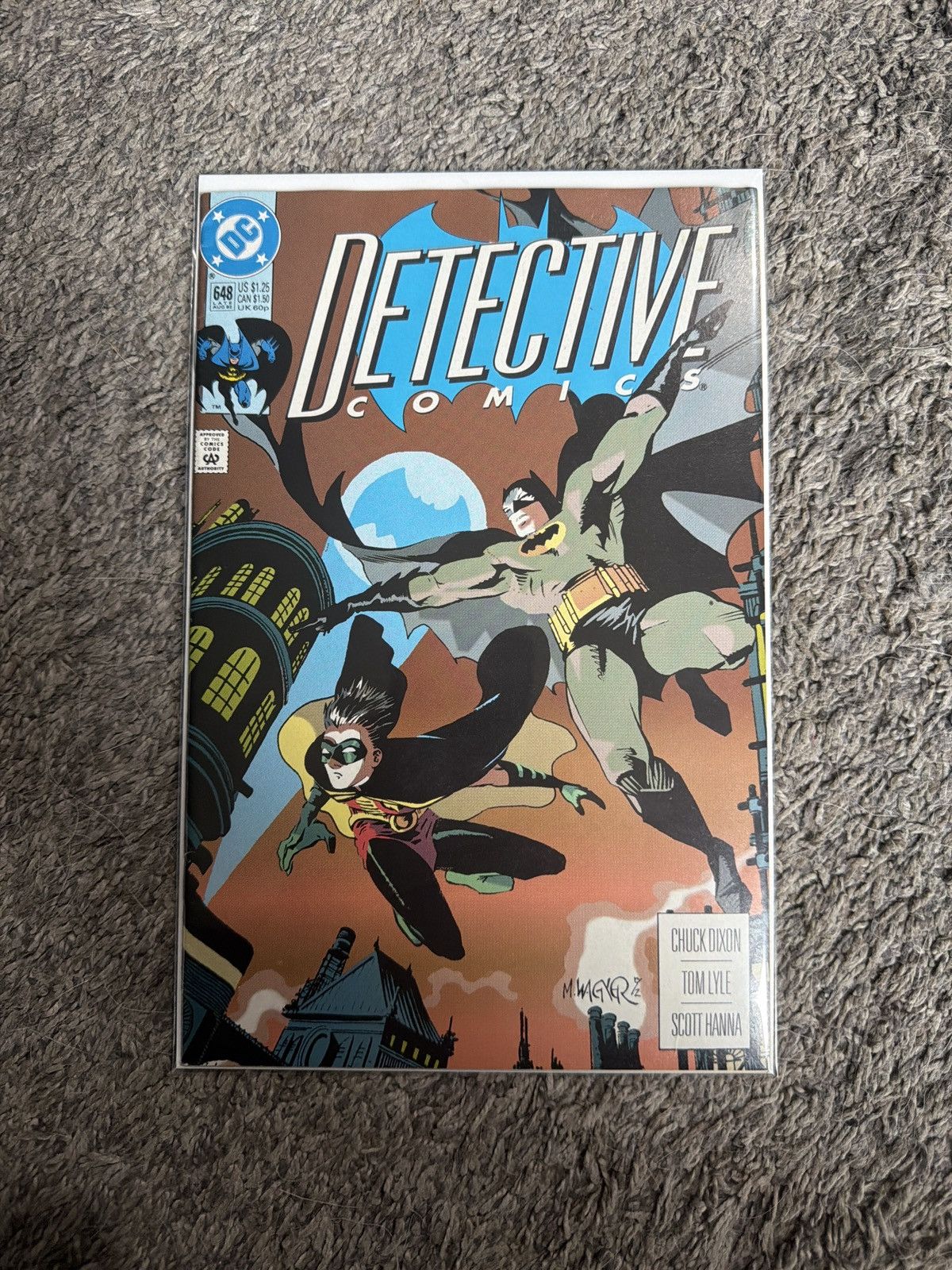 DC Comics 1992 DC Comics Detective Comics #648 Comic Book Size ONE SIZE - 1 Thumbnail