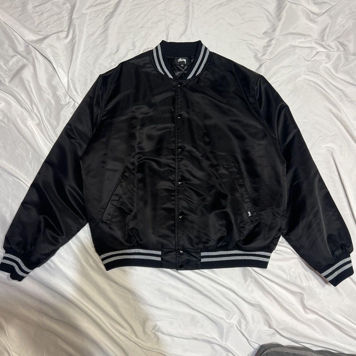 Stussy Stussy Dice Sequins Statin Jacket in Black Size US XXL / EU 58 / 5 - 1 Thumbnail