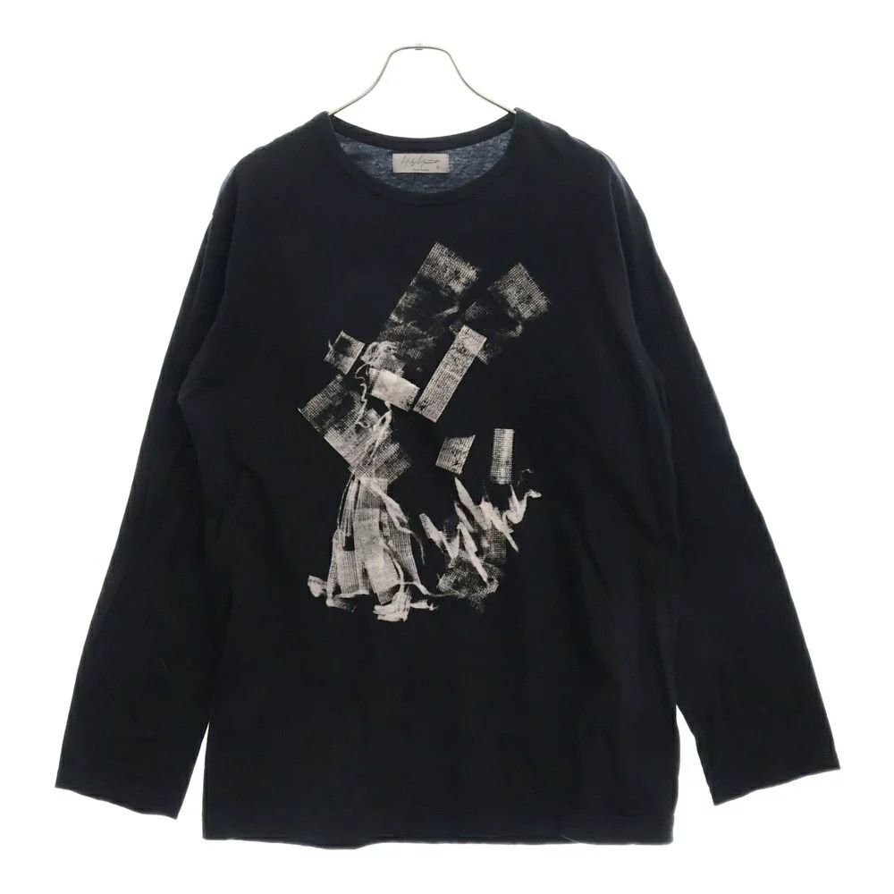 Yohji Yamamoto Yohji Yamamoto POUR HOMME 21AW crew neck long sleeve T-shirt Size US L / EU 52-54 / 3 - 1 Thumbnail