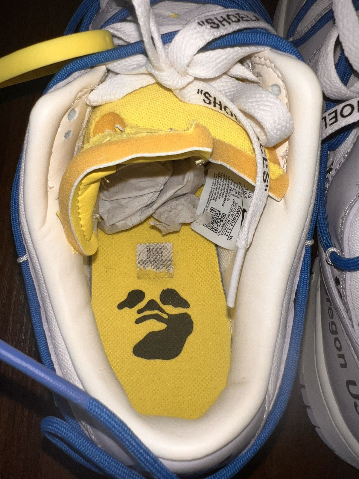 Nike × Off-White Nike Dunk Low / Off white Lot #10 Size US 10.5 / EU 43-44 - 9 Thumbnail