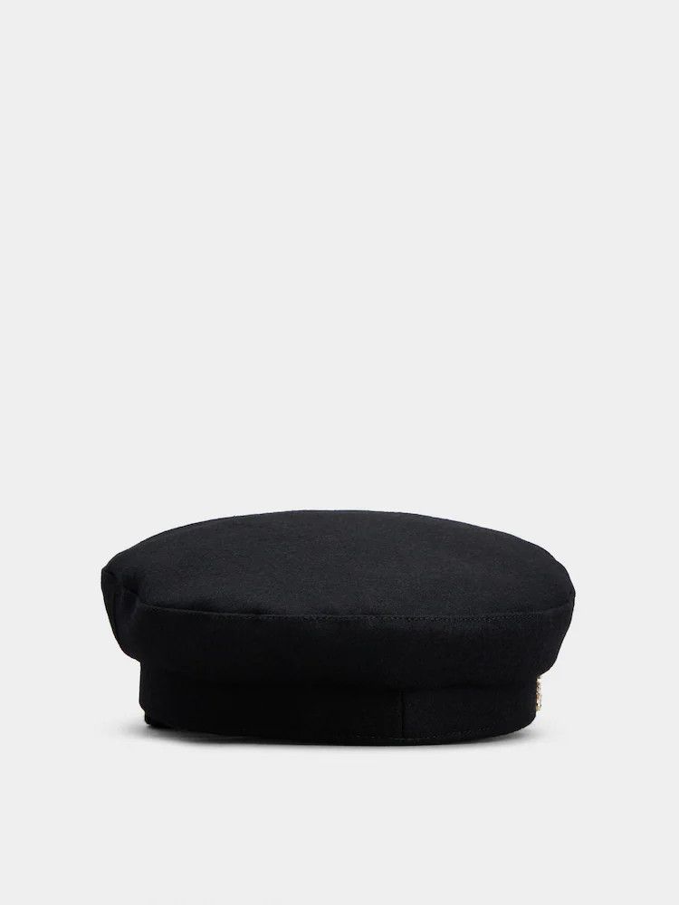 Roger Vivier o1s22i1n0824 Size: M / Broche Buckle Felt Sailor Hat Black Size ONE SIZE - 3 Thumbnail